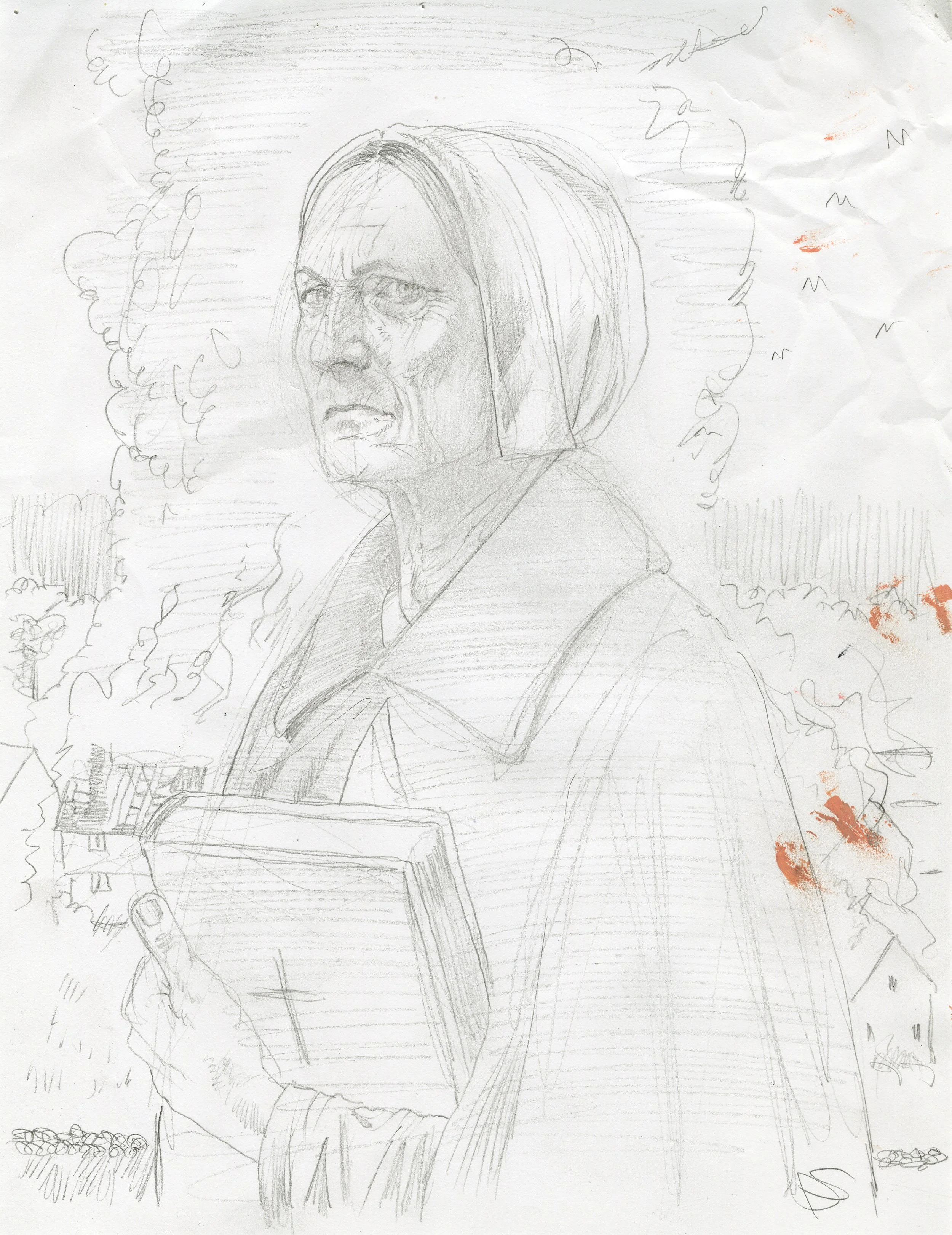 Dale Stephanos - Anne Hutchinson Sketch