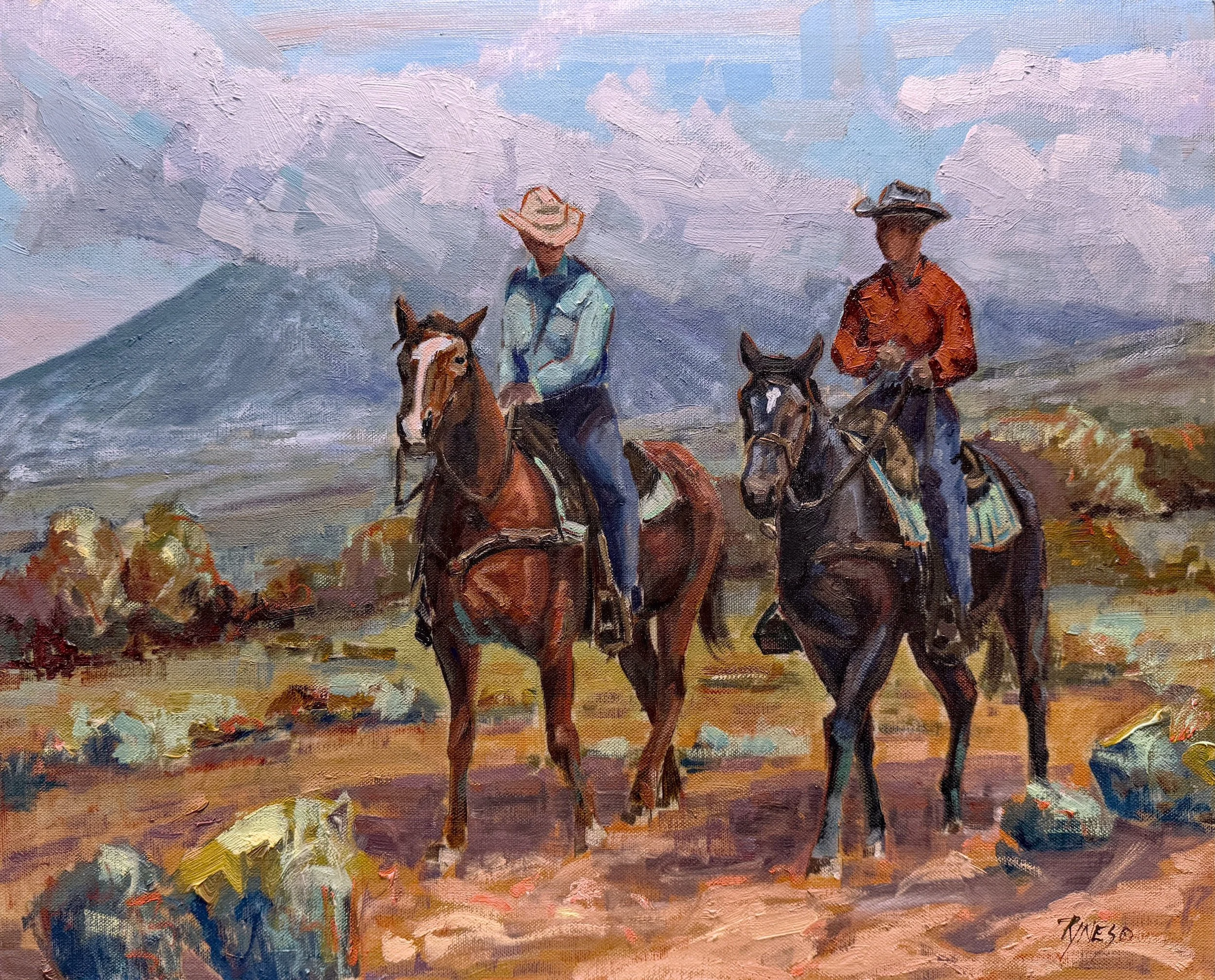 Nancy Rynes - Spanish Peaks Morning