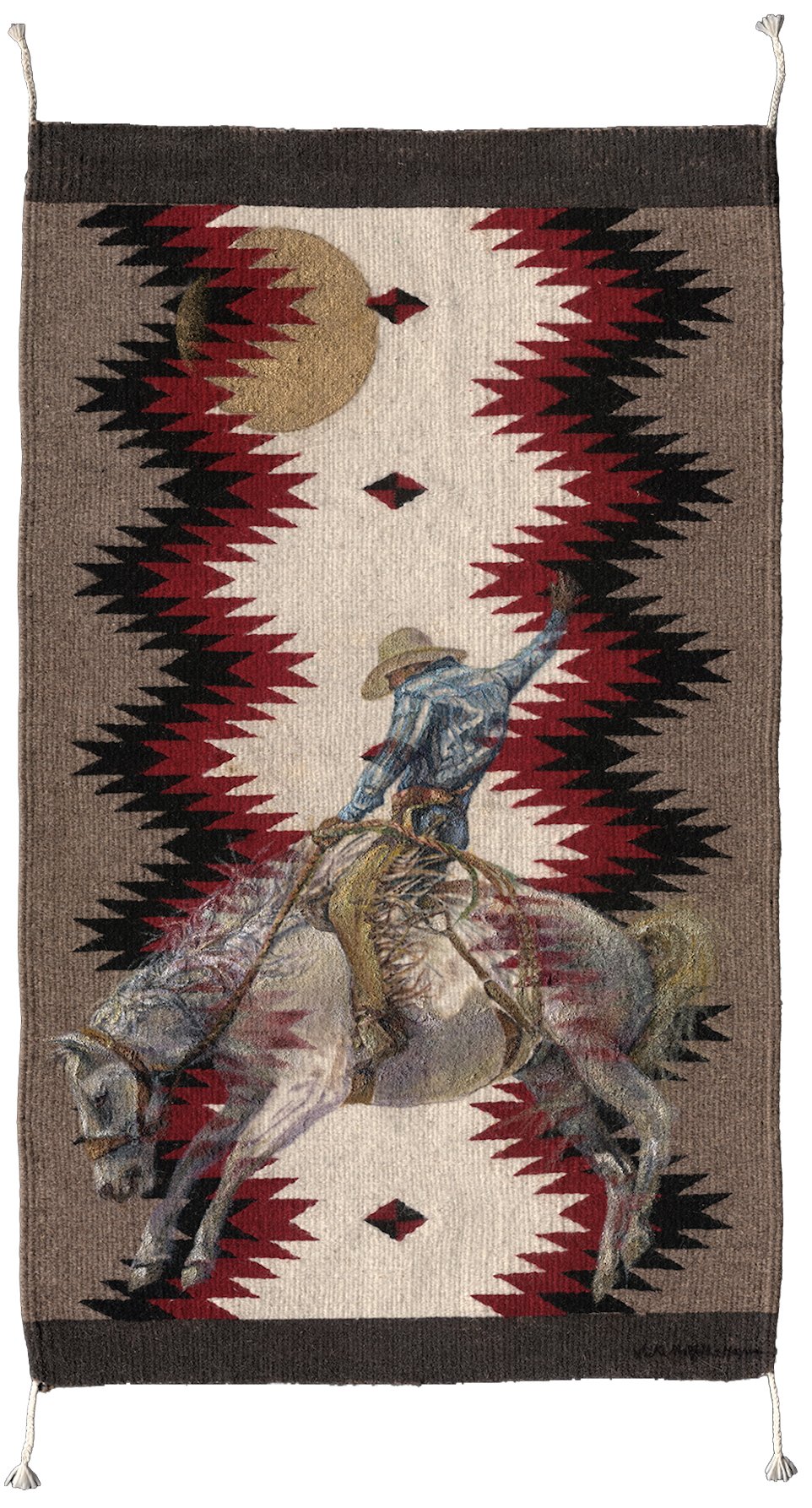 Vickie McMillen Hayes "Saddle Blanket Showdown"