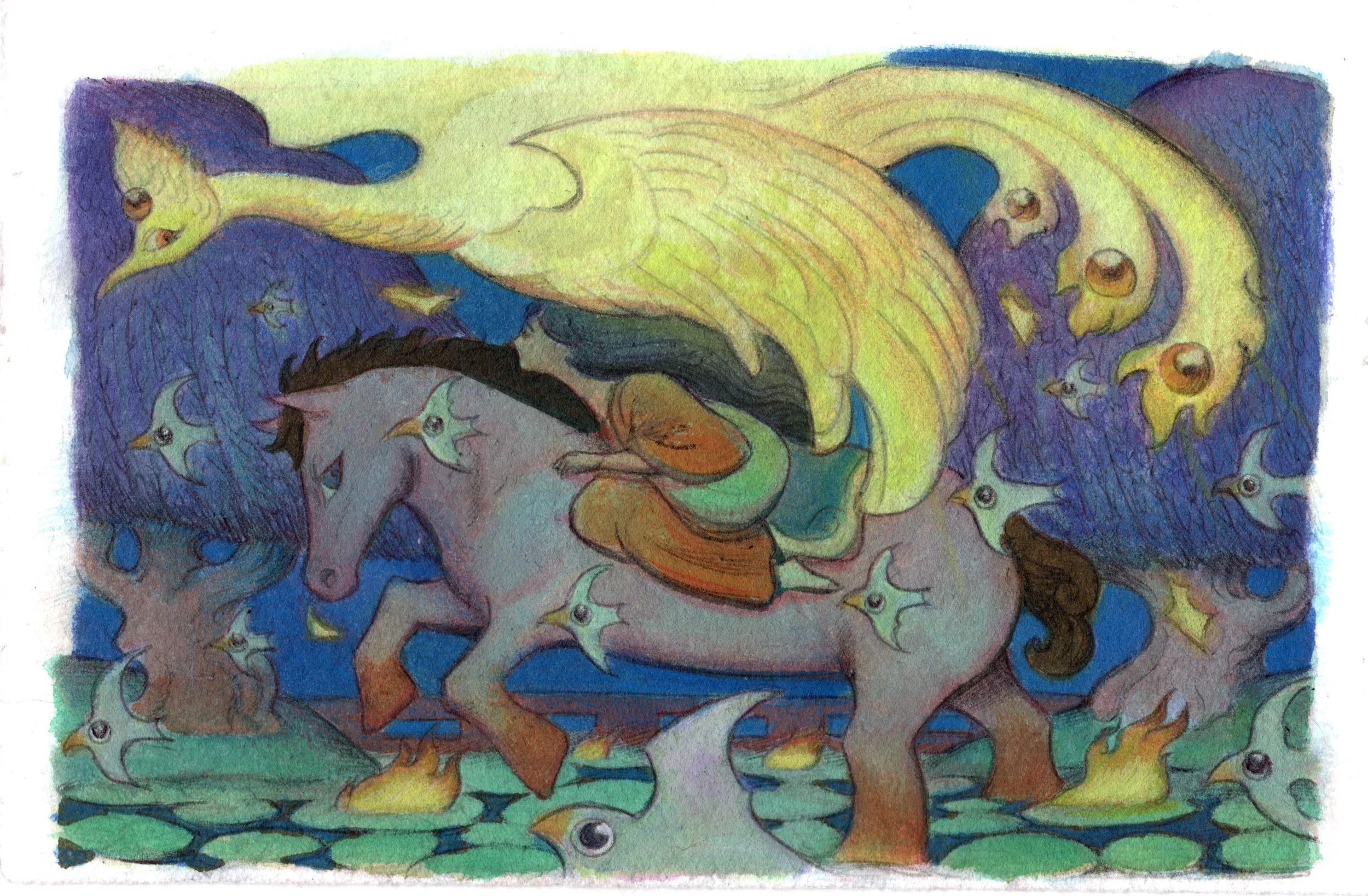 Julie Benbassat - Pursuit of Fire Color Study