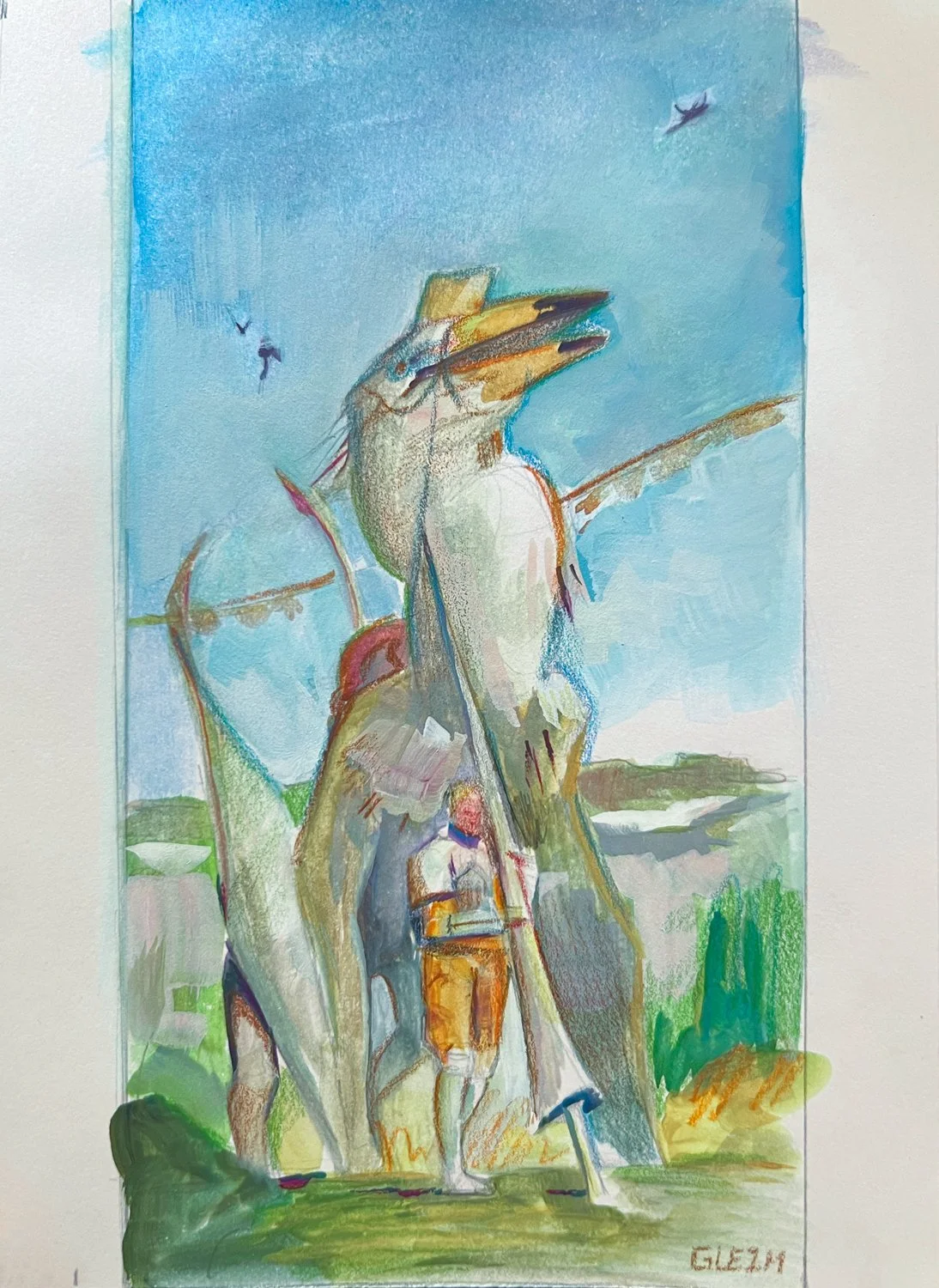 Quintin Gleim - Jousting Color Study