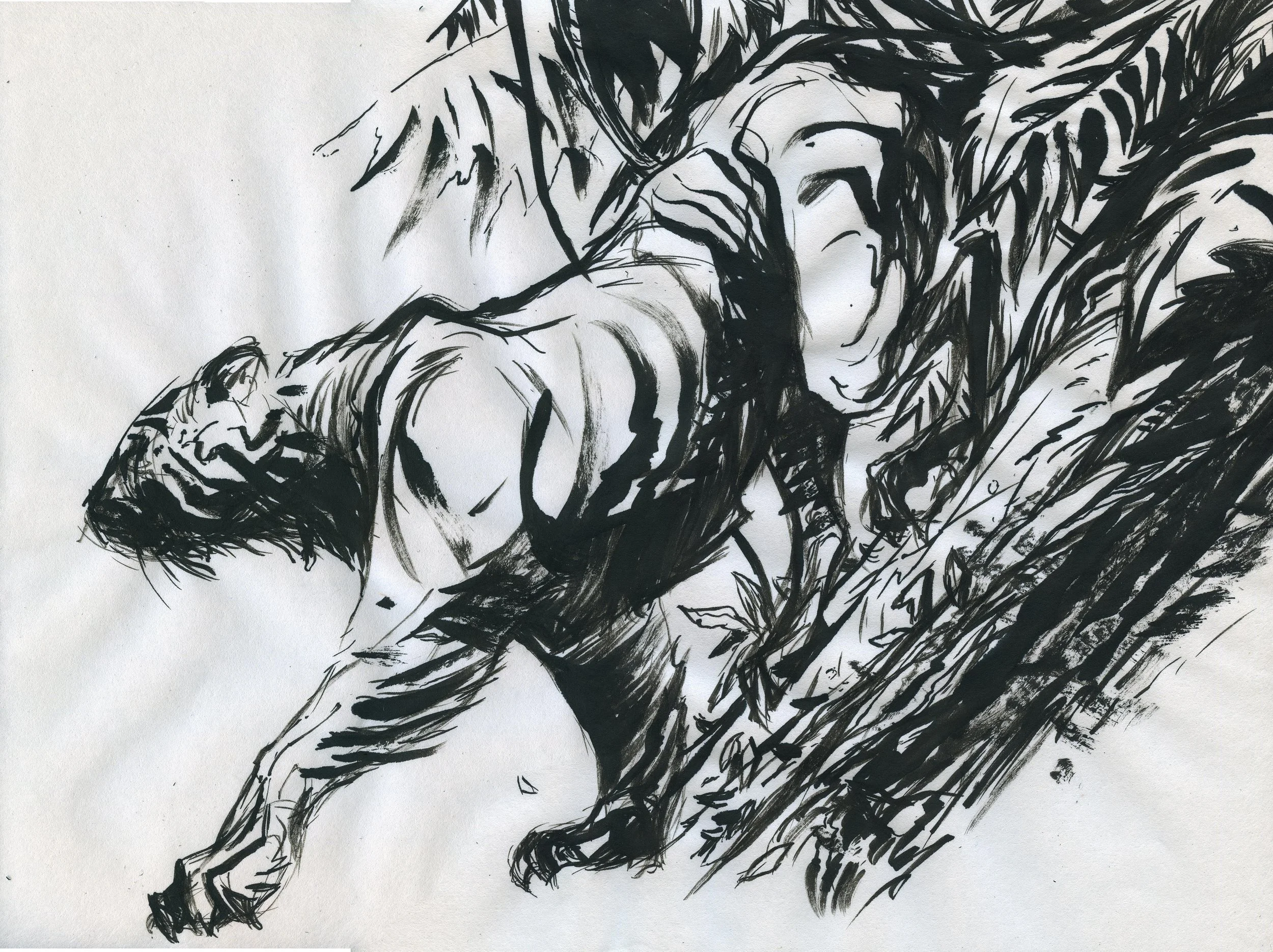Ryan Mowry - The Cub is Mine!, Sketch