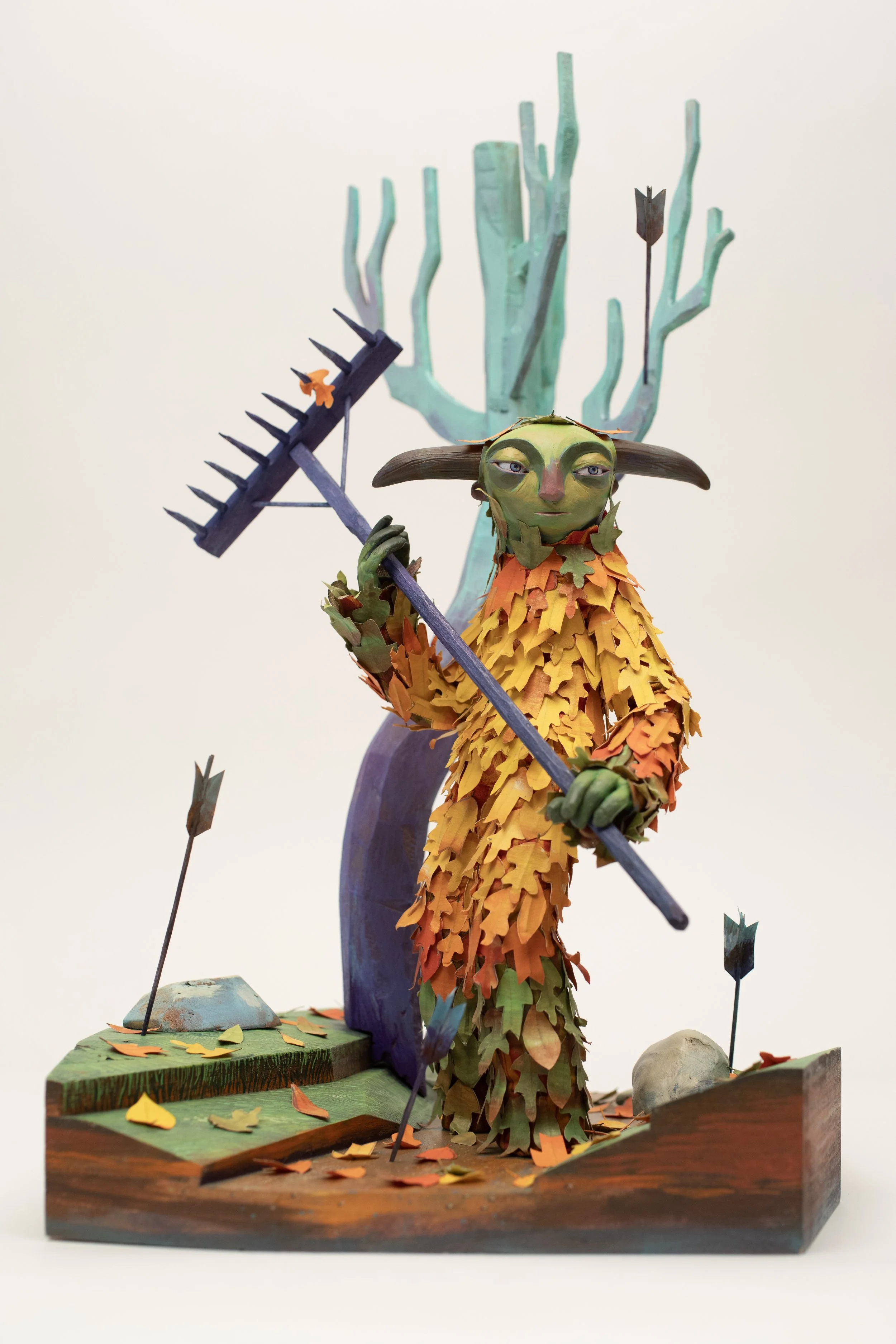 Red Nose Studio - Self Containment - Doing One's Best to Hold it all Together When the Demons Come - Sculpture