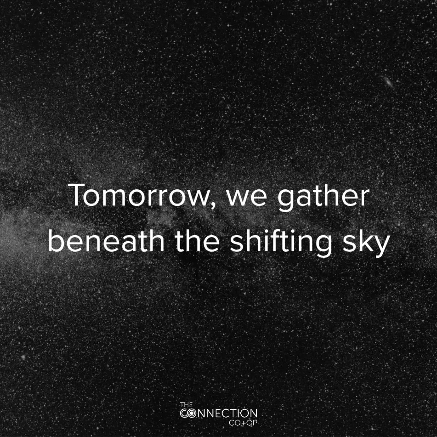 Tomorrow, we gather beneath the shifting sky. ⚡ ✨

To move what&rsquo;s been held too long.
To breathe deeper than words.
To remember what it feels like to be fully alive.

Re+Charge is not a class, it&rsquo;s a reclamation.
A ritual of release + ret