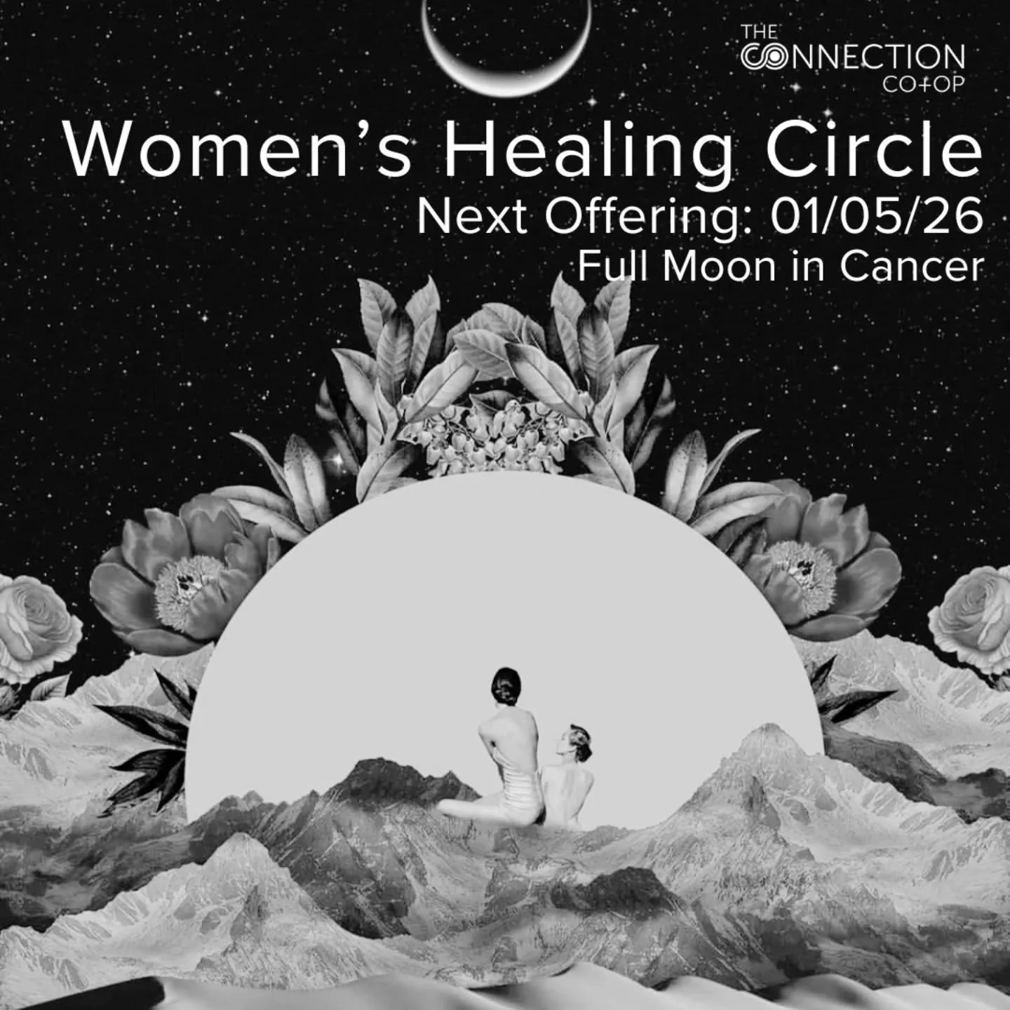 Some moments are not about beginning.
They are about seeing clearly.

Our next Women&rsquo;s Healing Circle gathers beneath the Full Moon in Cancer, a lunation that illuminates emotional truth, attachment patterns, care, protection, + the places we h