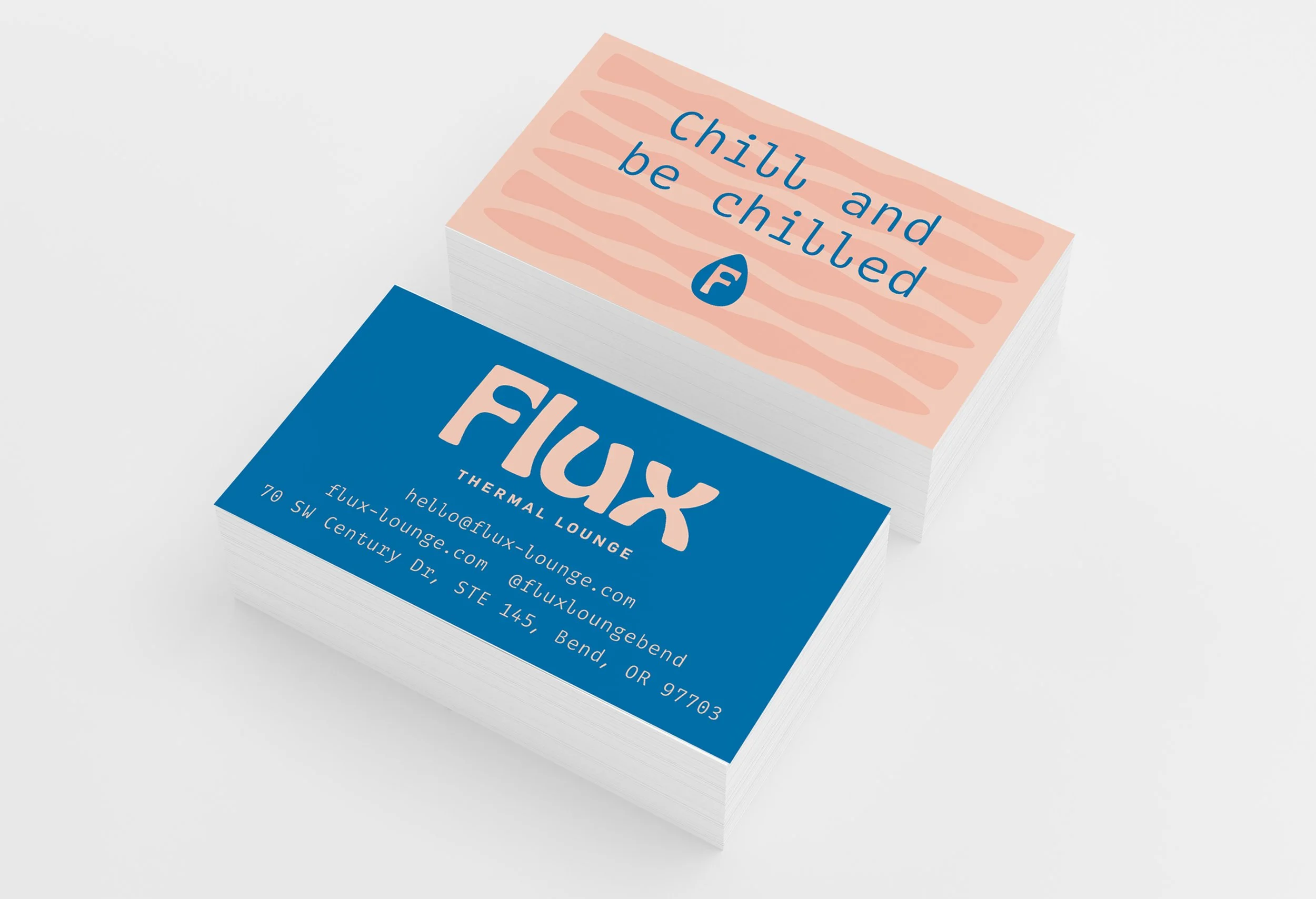 Flux Thermal Lounge business card