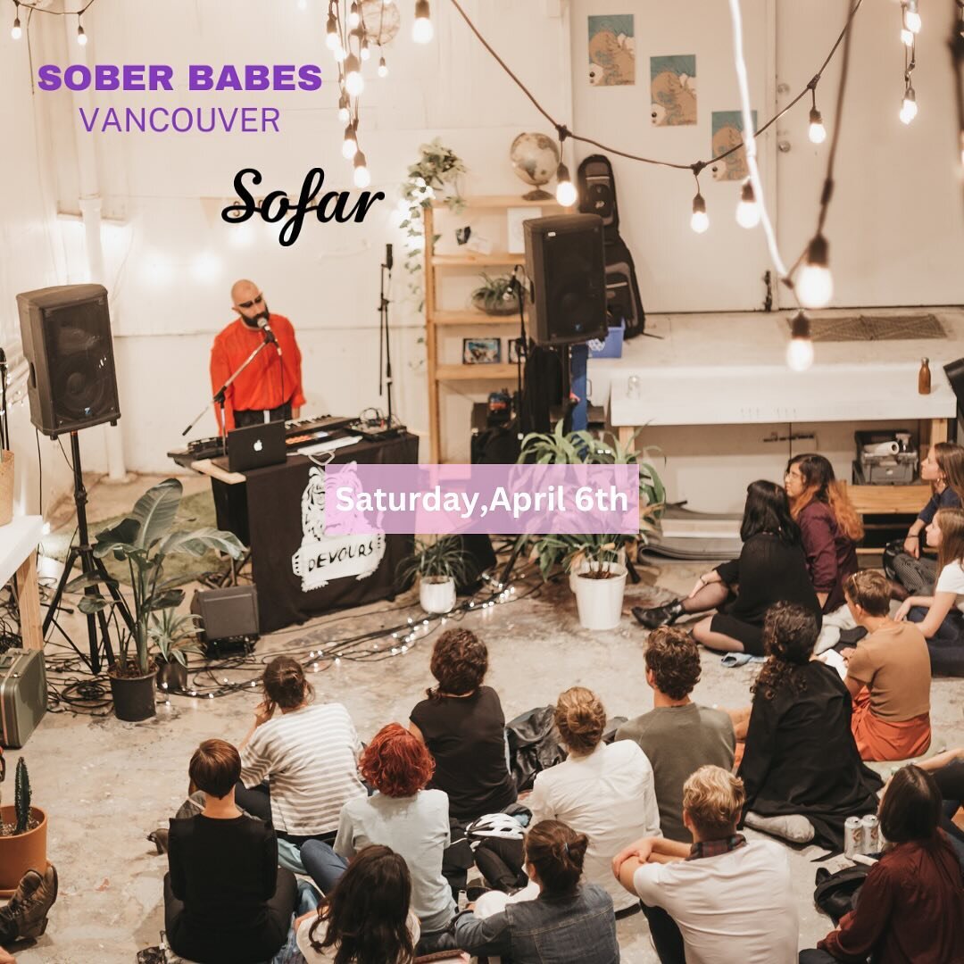 IT&rsquo;S HAPPENING: SOBER BABES &amp; SOFAR 🎉

✨ Get ready for an EPIC celebration of music, local talent &amp; sobriety. ✨

Sober Babes is teaming up with Sofar to bring you all the fun, fresh talent, and music in a safe, inclusive, alcohol-free 