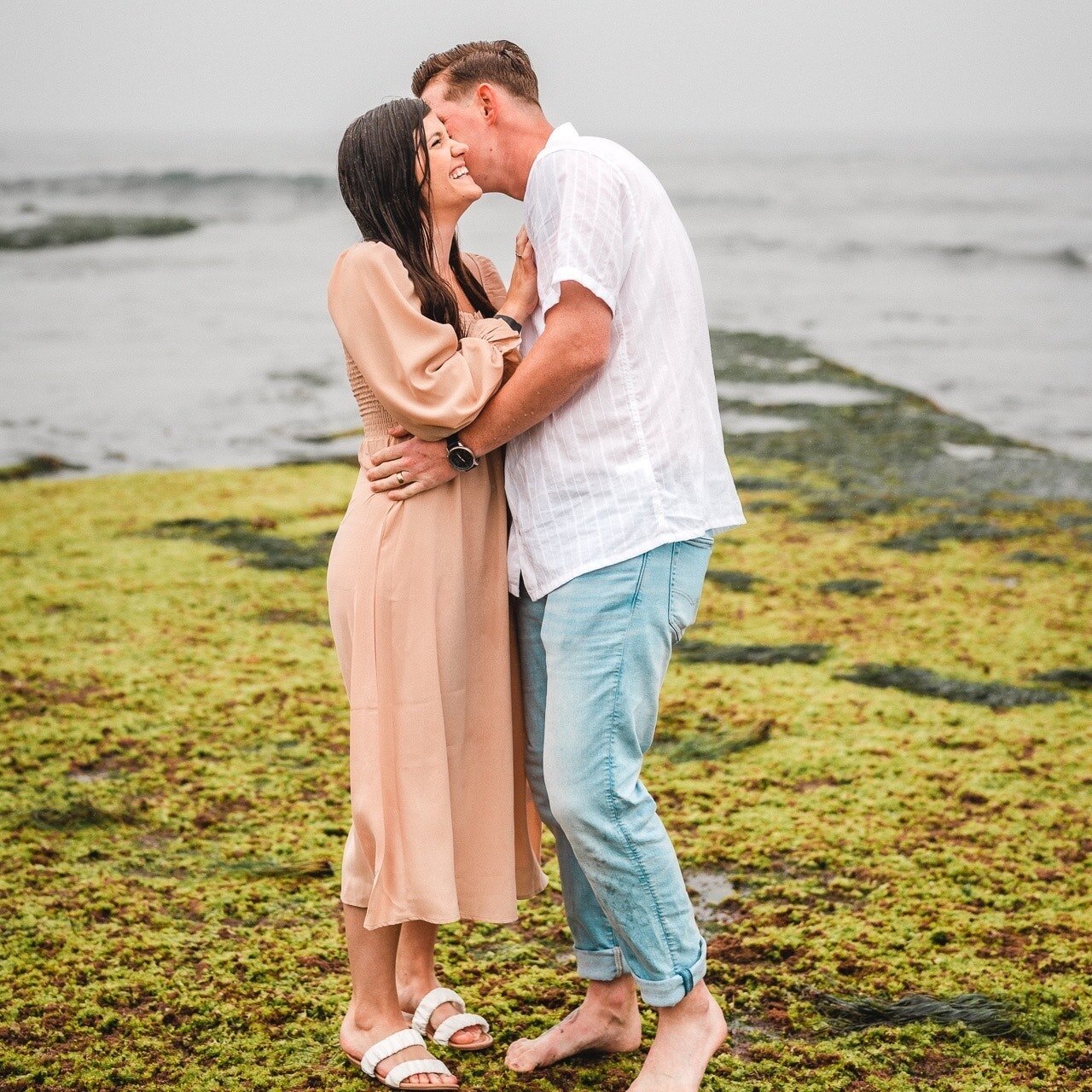 Rainy day magic at La Jolla Tidepools for Miranda + Jake's engagement. 
Shooting in the rain can present unique challenges, but it also offers the opportunity to capture some truly magical and distinctive images. 

Here are some tips for shooting in 