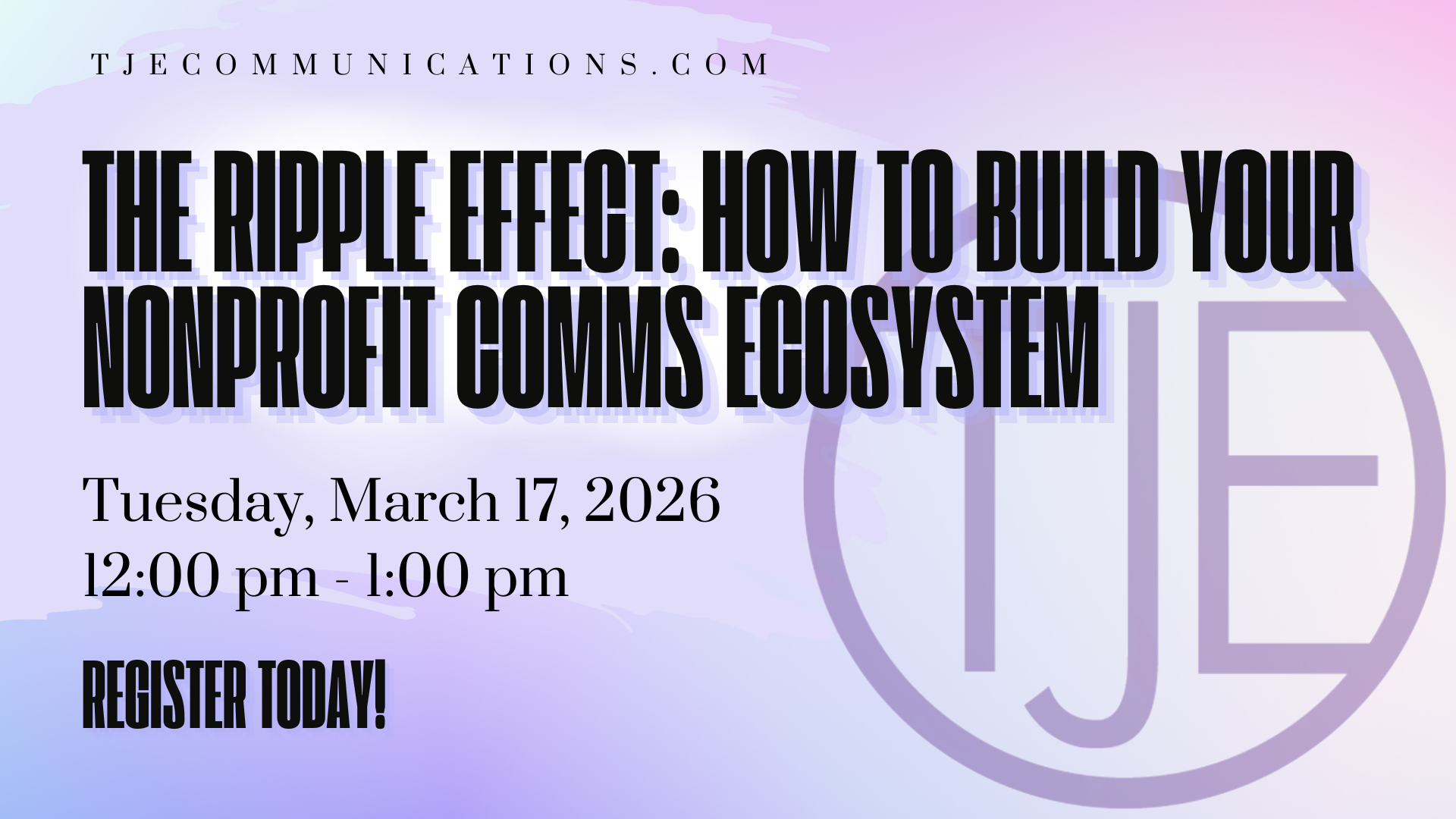 The Ripple Effect: How to Build Your Nonprofit Comms Ecosystem