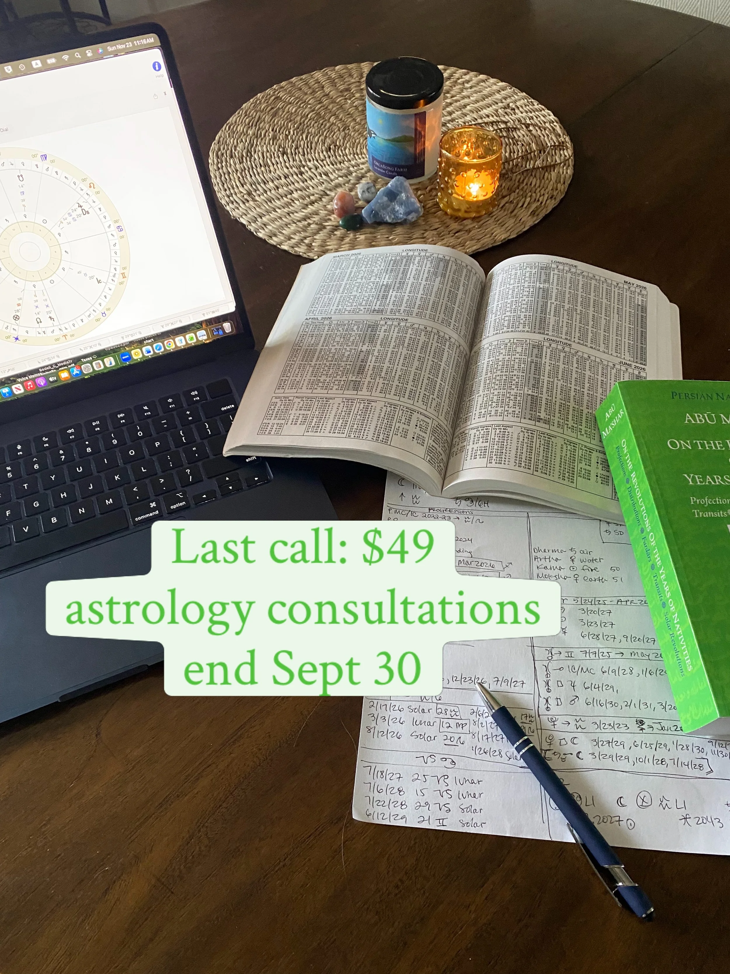 Time is running out to claim your discounted reading with me through @nightlightastrology. My one-year position ends Sept. 30!

It&rsquo;s been an incredible journey reading for people across the world since last October. I&rsquo;ve met with clients 