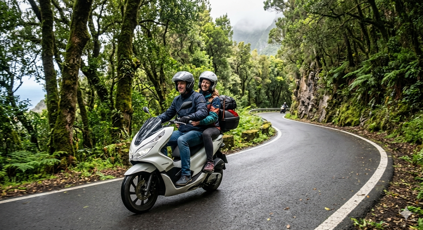Scenic Motorcycle Route Through Coastlines, Anaga Forest and Mountain Roads