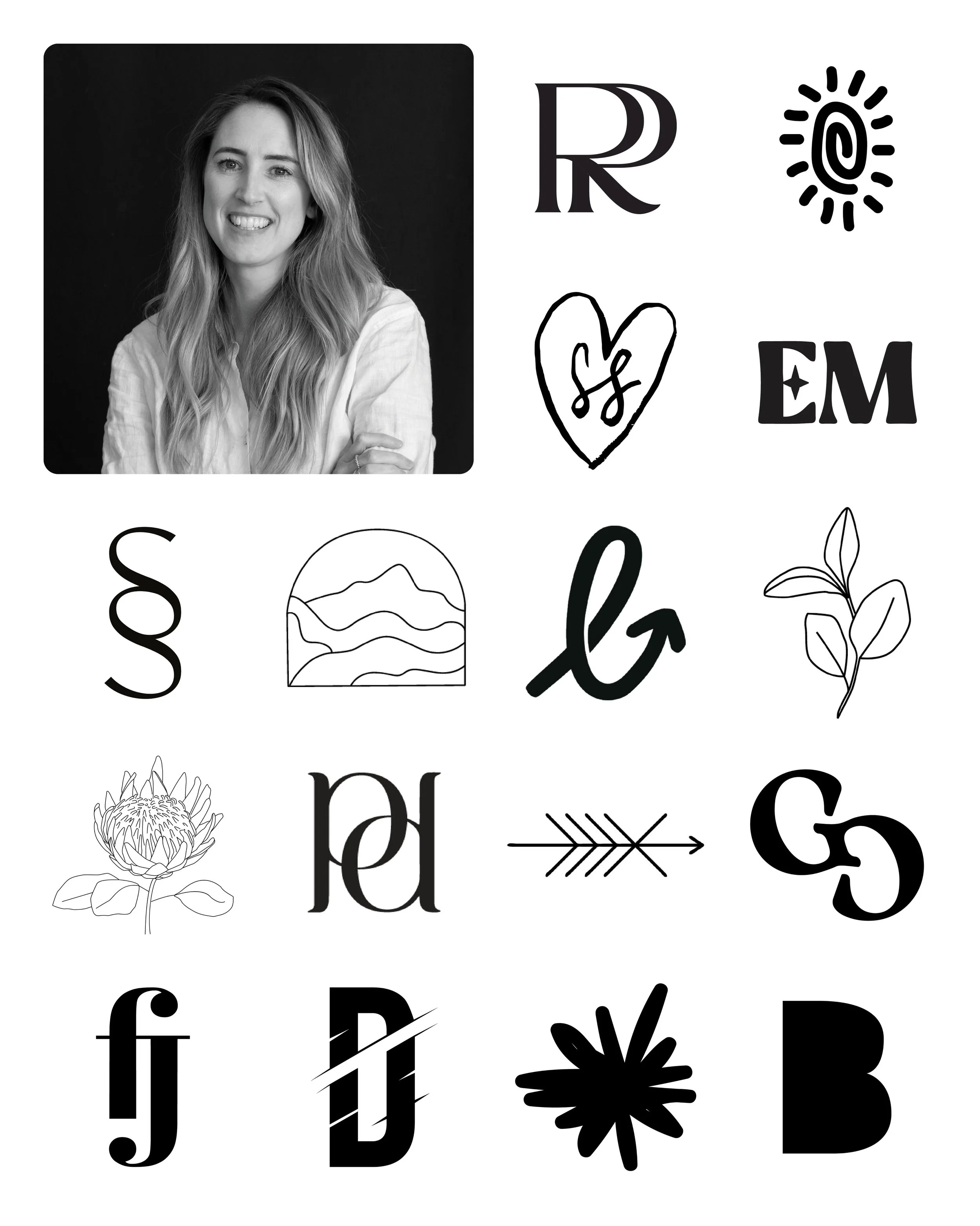 A trending post for graphic designers? Ya kidding me ~ I&rsquo;m in. 

Selection of icons from brand work spanning a few years. Give me a wave if you recognise yourself 👋

If you love a monogram or something hand drawn, looks like we&rsquo;d get alo