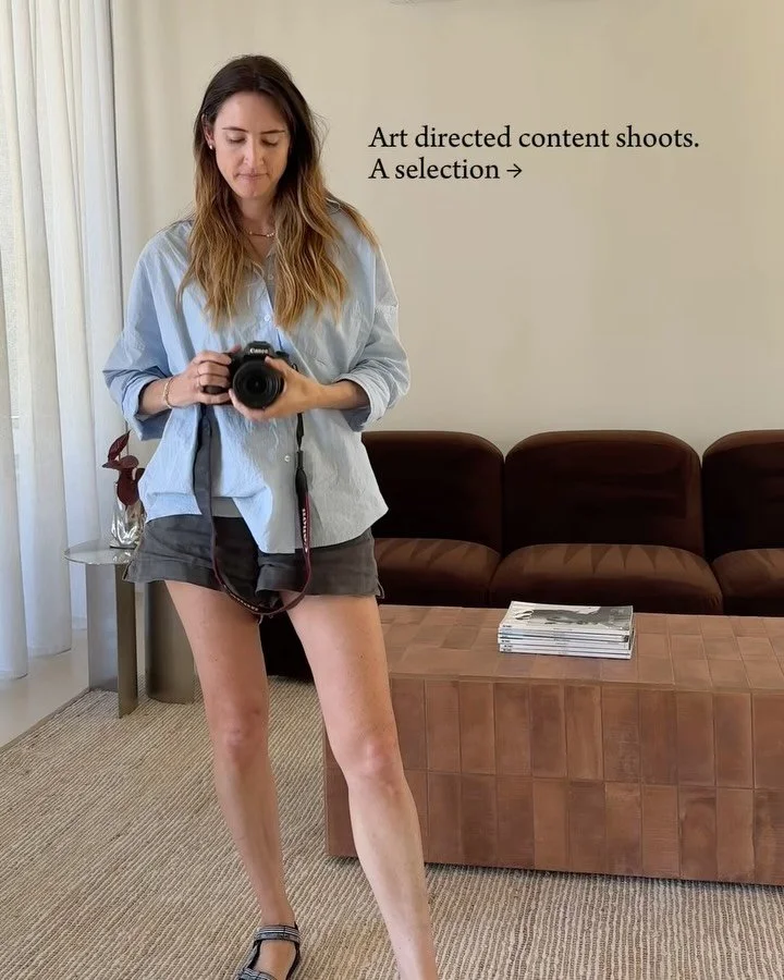 Content shot with the eye of a creative director. 

Product launches, campaigns, monthly content - this is what it looks like when we get the brief.