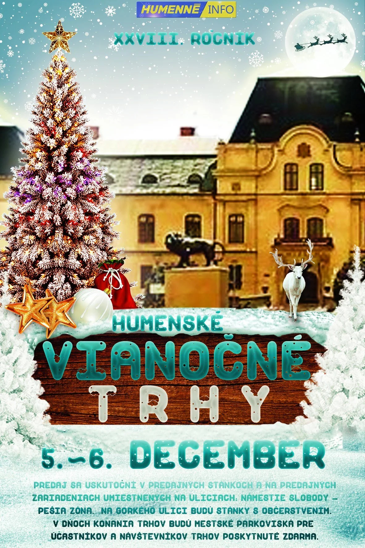 Vianočné trhy Humenné