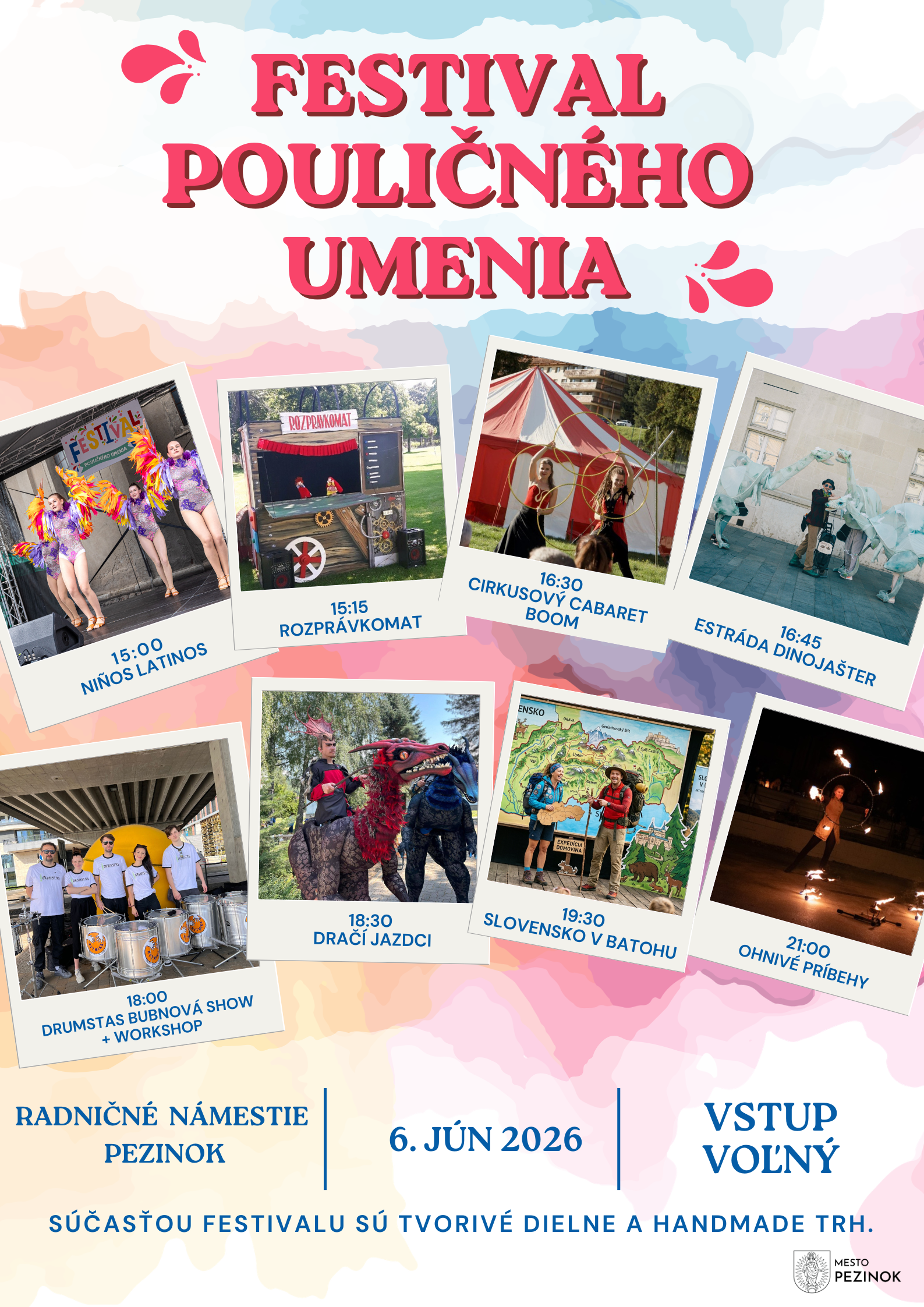 Festival pouličného umenia v Pezinku