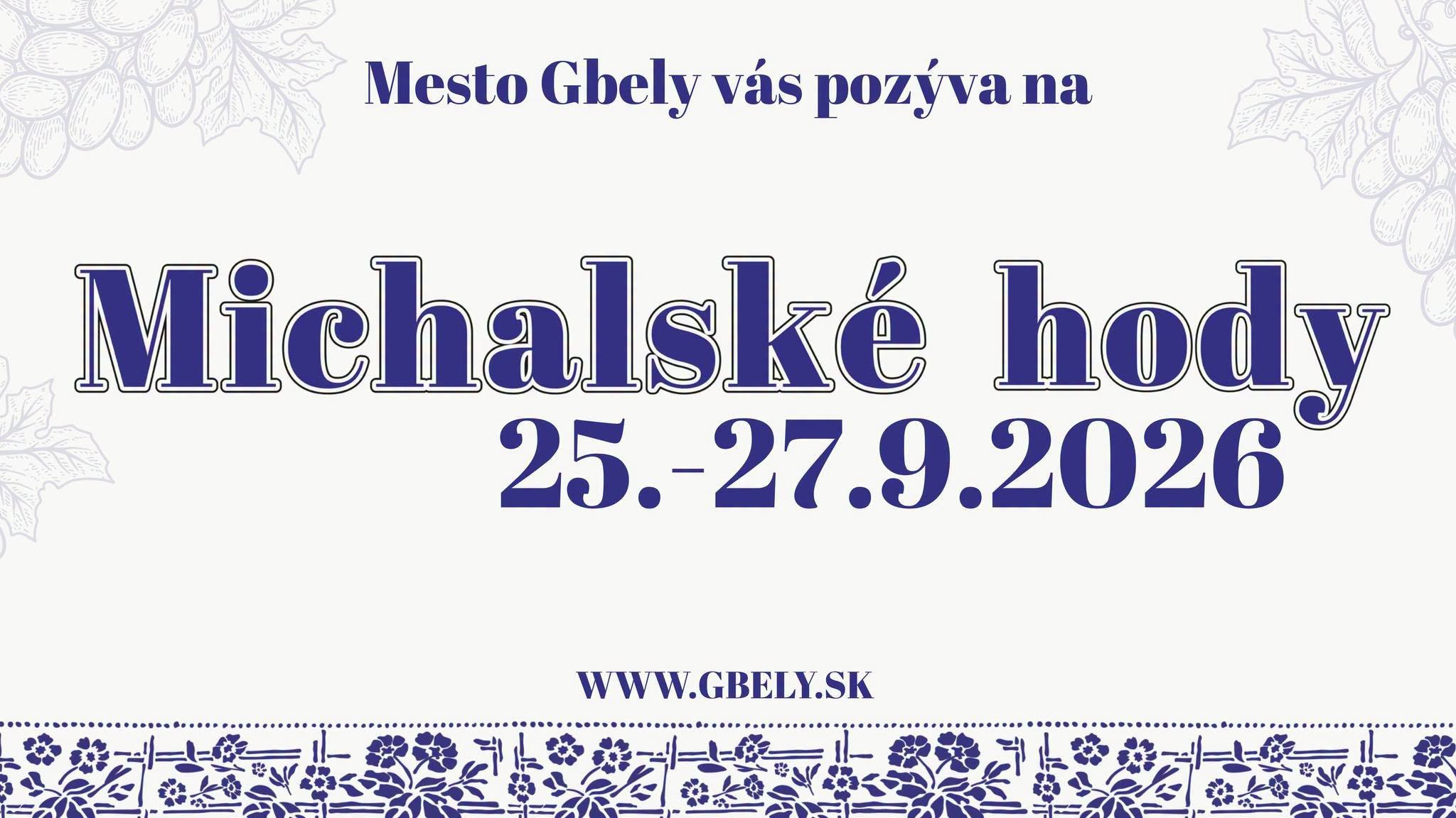 Michalské hody v Gbeloch