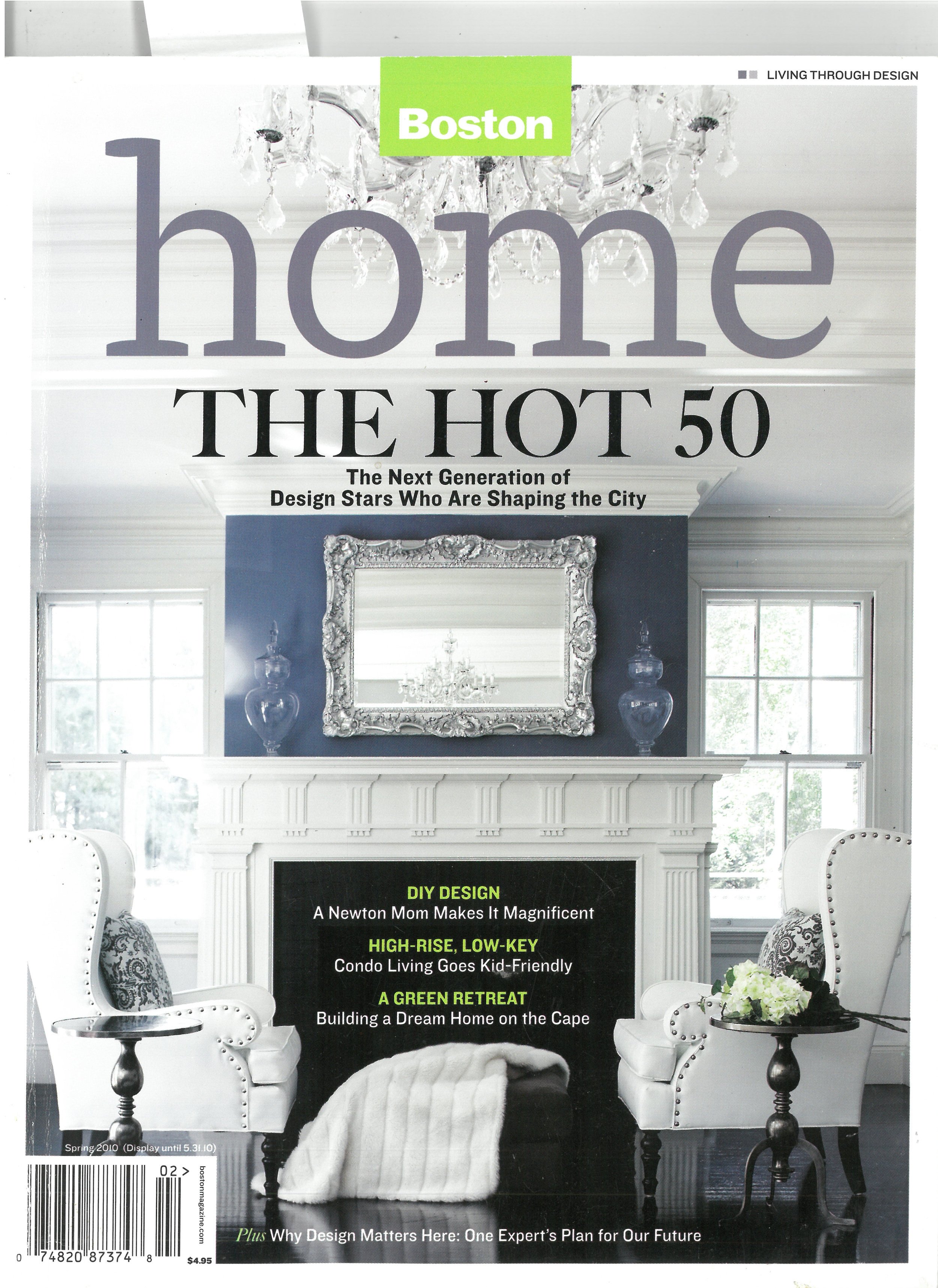Boston Home magazine cover