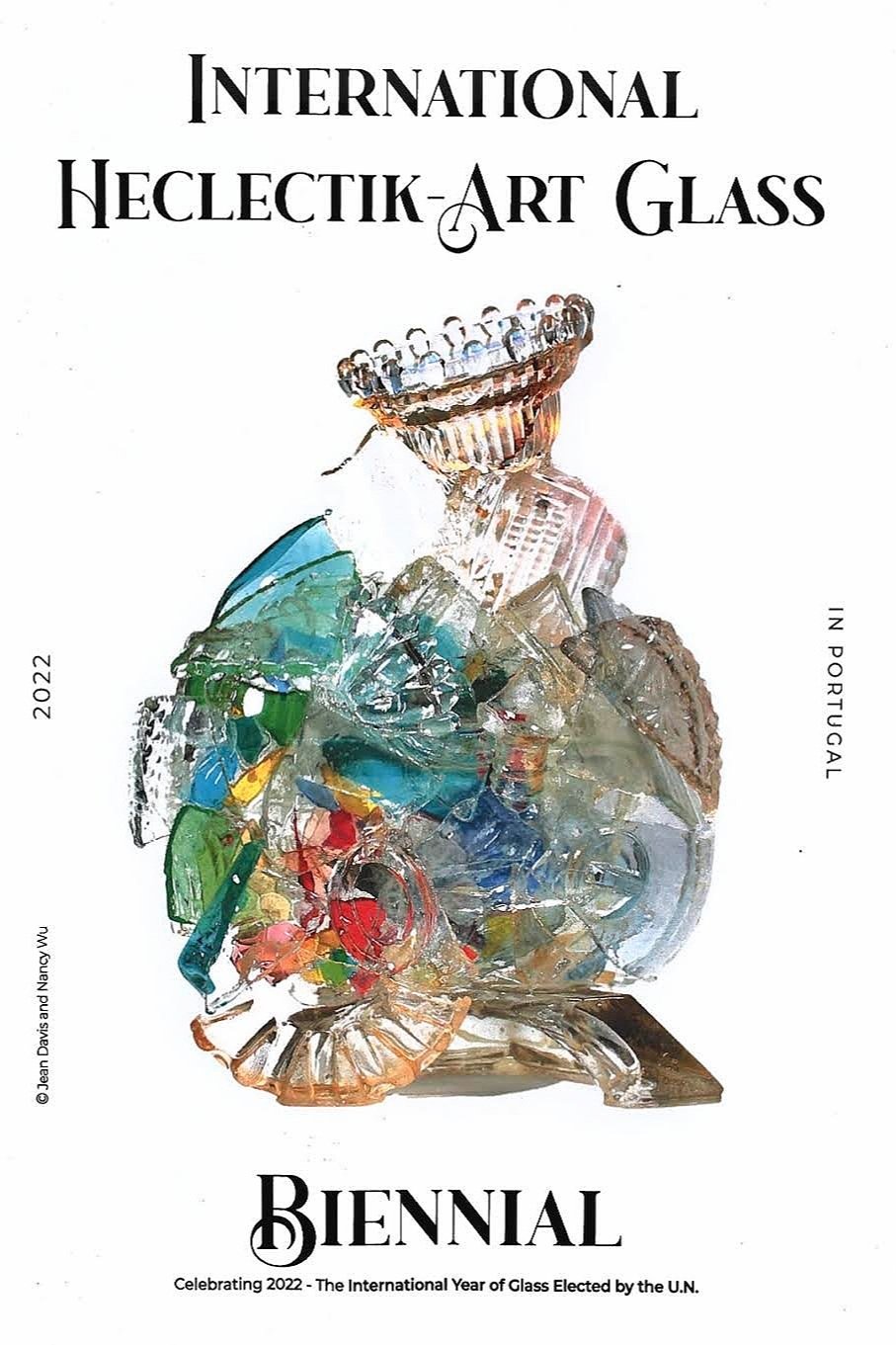 International Heclectik Art Glass Biennial exhibition booklet featuring Carrie Gustafson