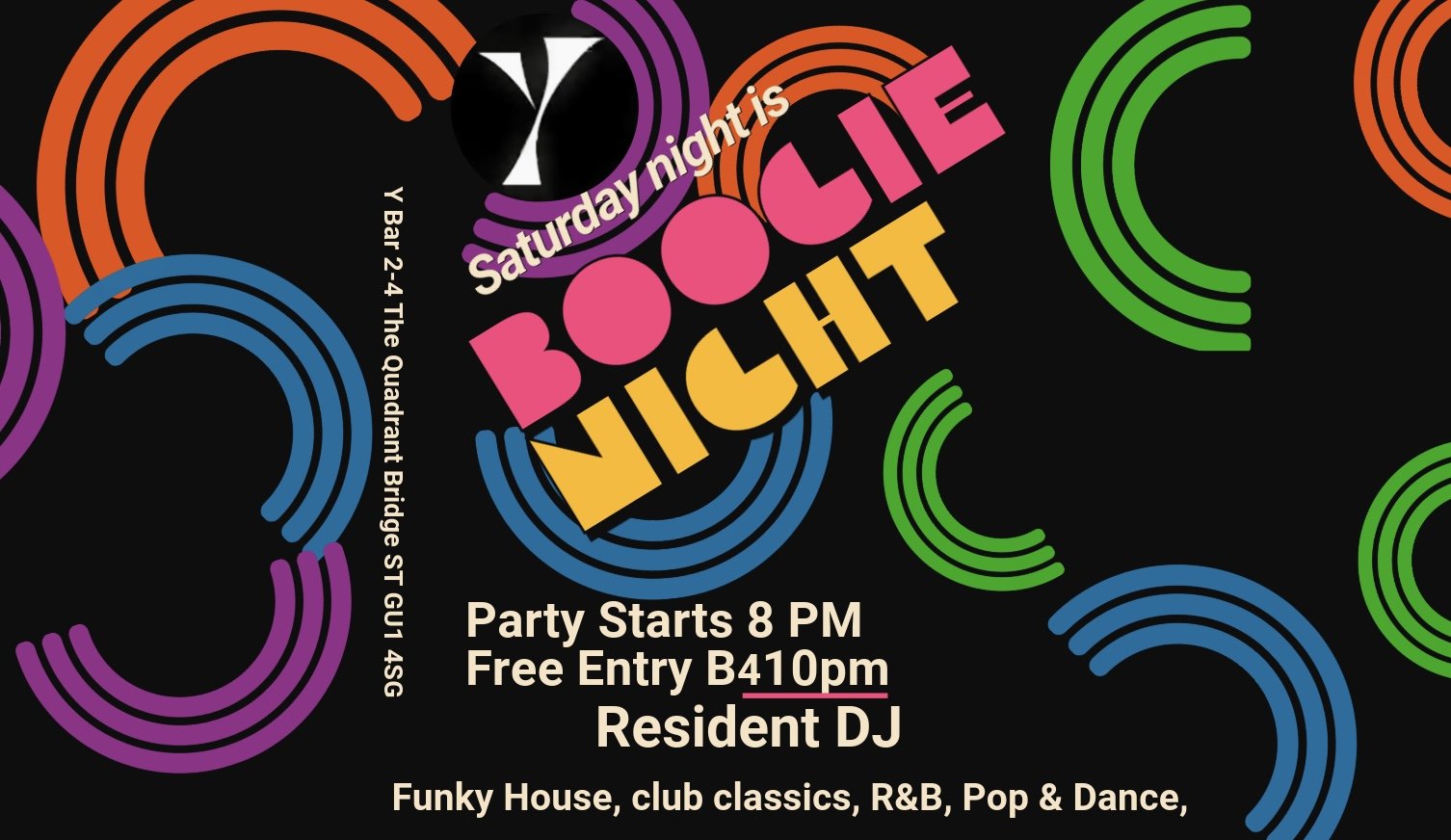 Saturday Night is Boogie Night