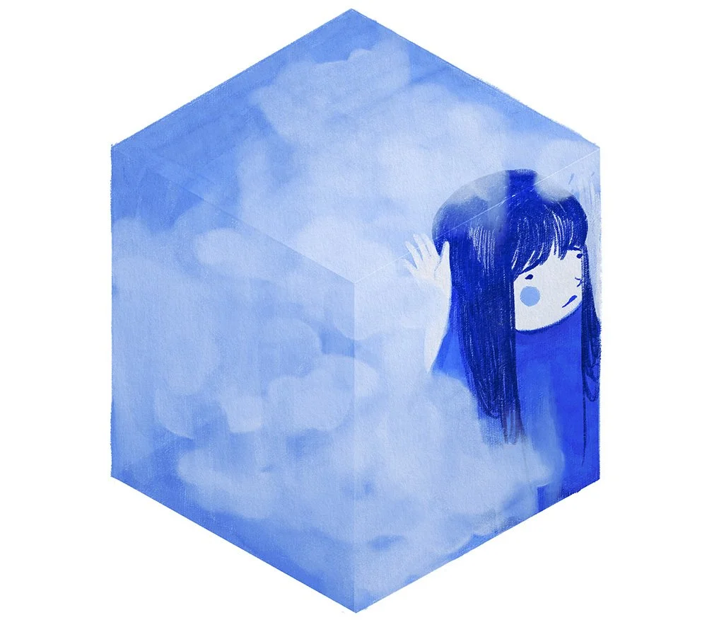 Sadako prisonnière des effets de la bombe