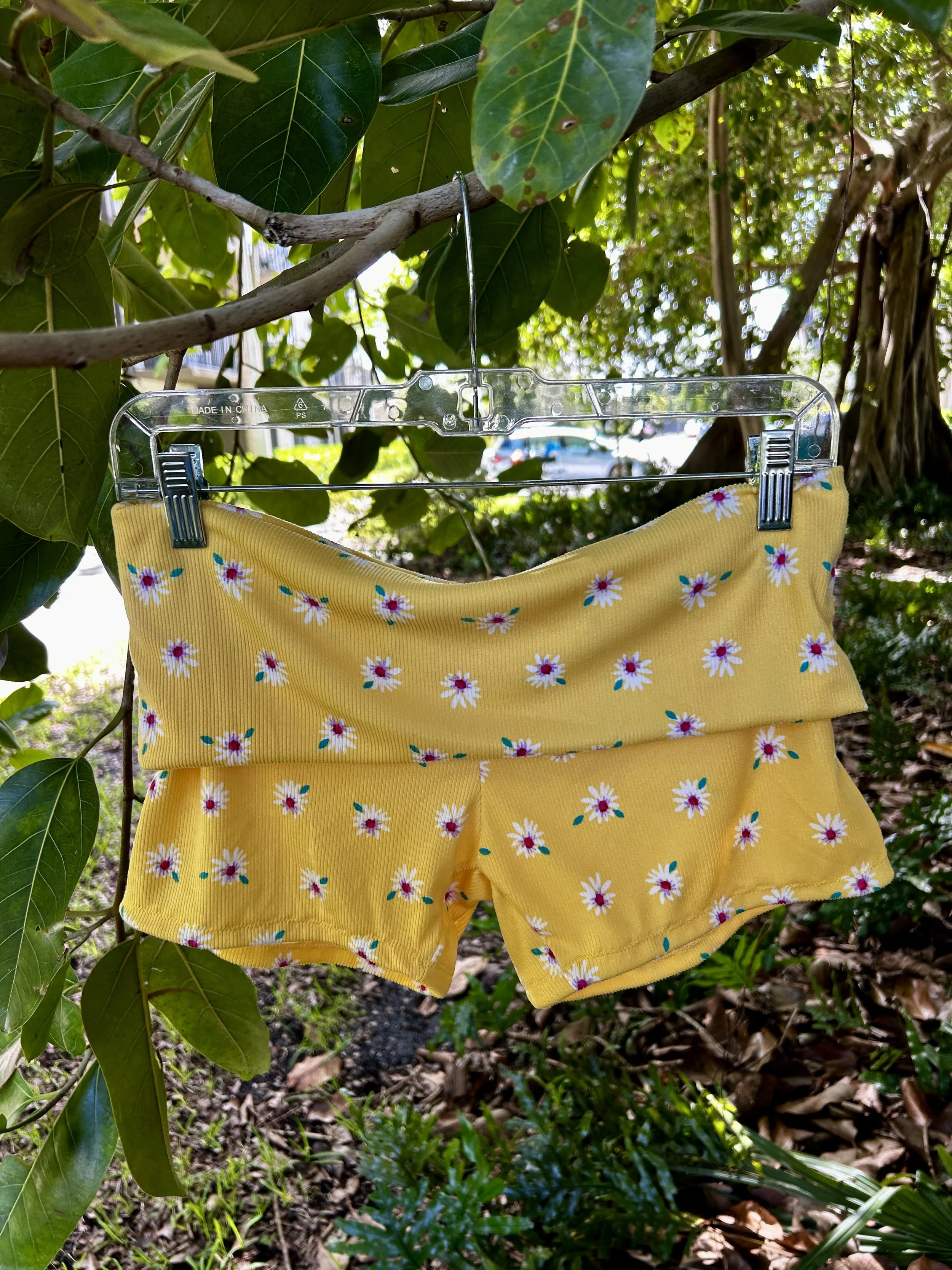 Daisy Fold Over Shorts