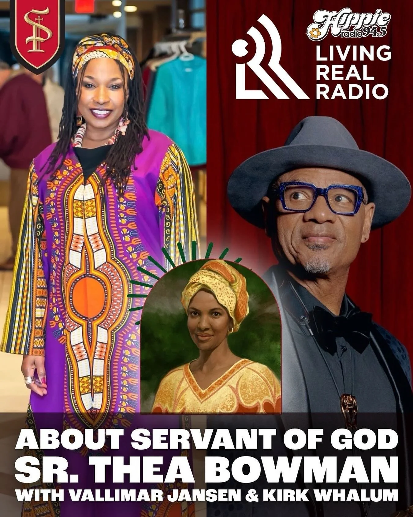 Kirk was cousin to Sr. Thea Bowman!! I invite you to give this podcast a listen.