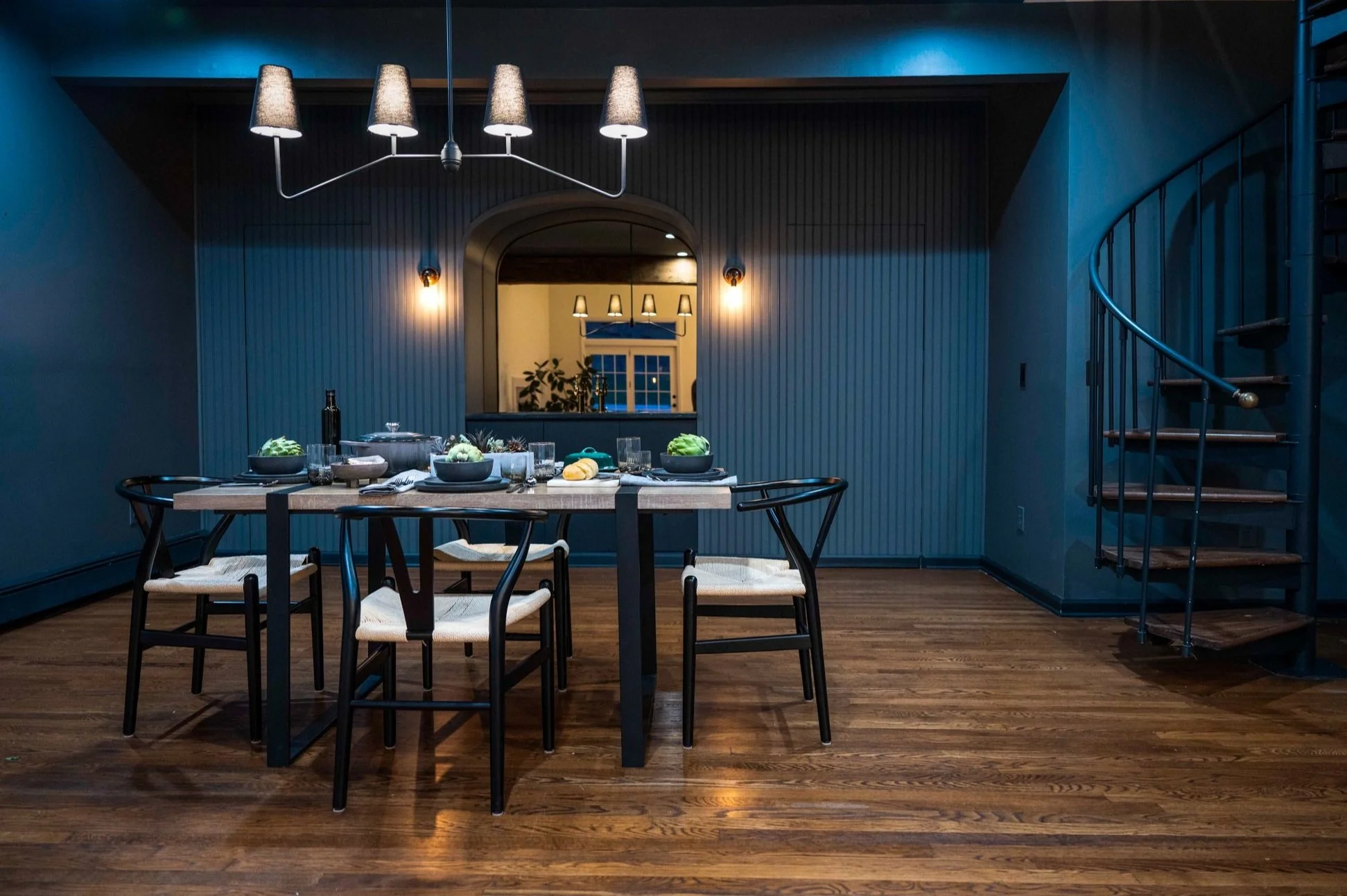 Dining Room Renovation with Hidden Doors