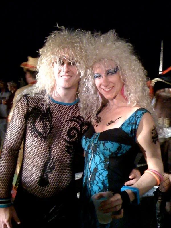 Lee and Lindsay Blankenship in Miami for a halloween party at Viscaya