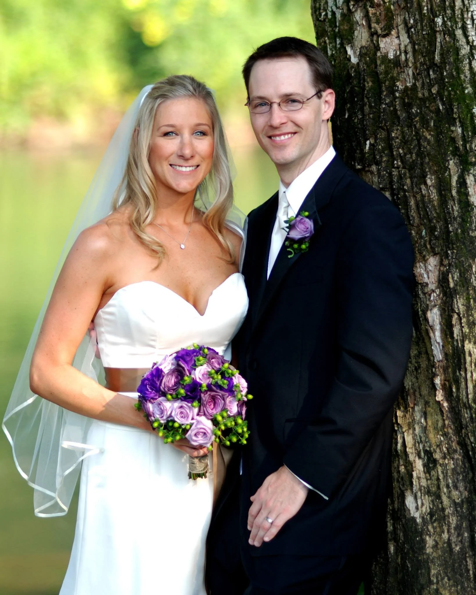 Lee and Lindsay Blankenship wedding day