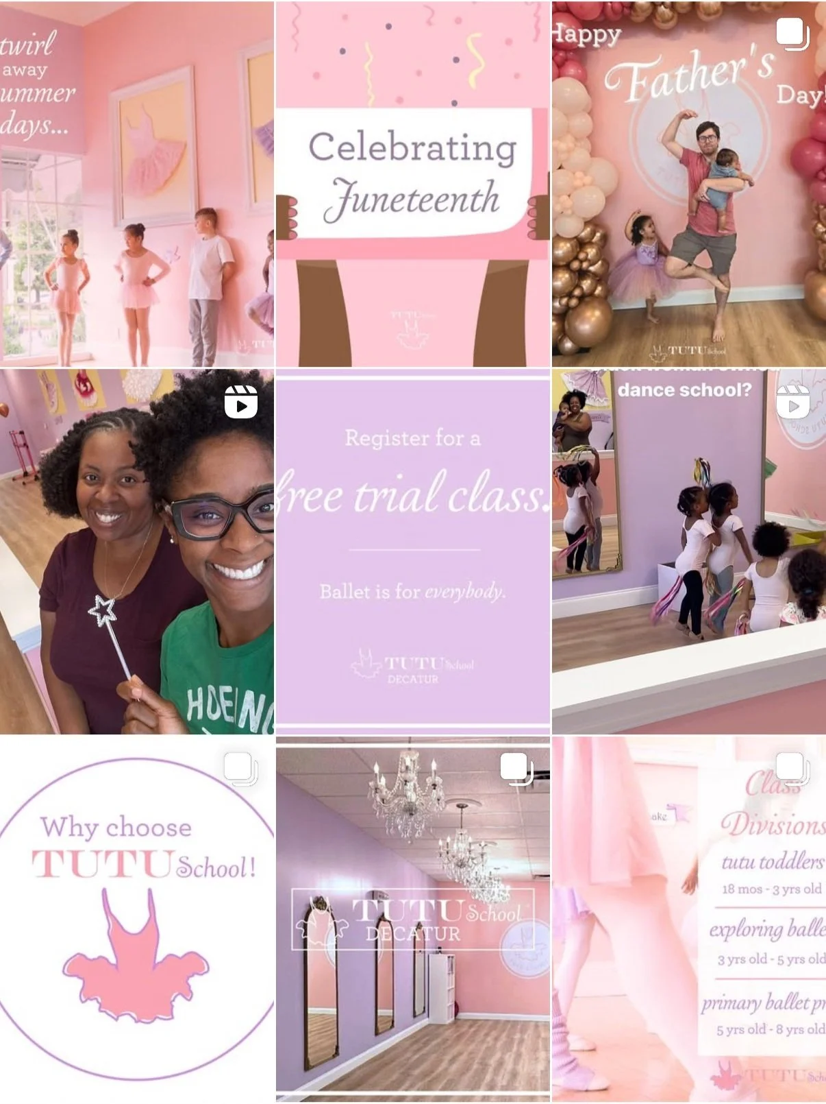 Tutu School Decatur - Ballet classes for kids.