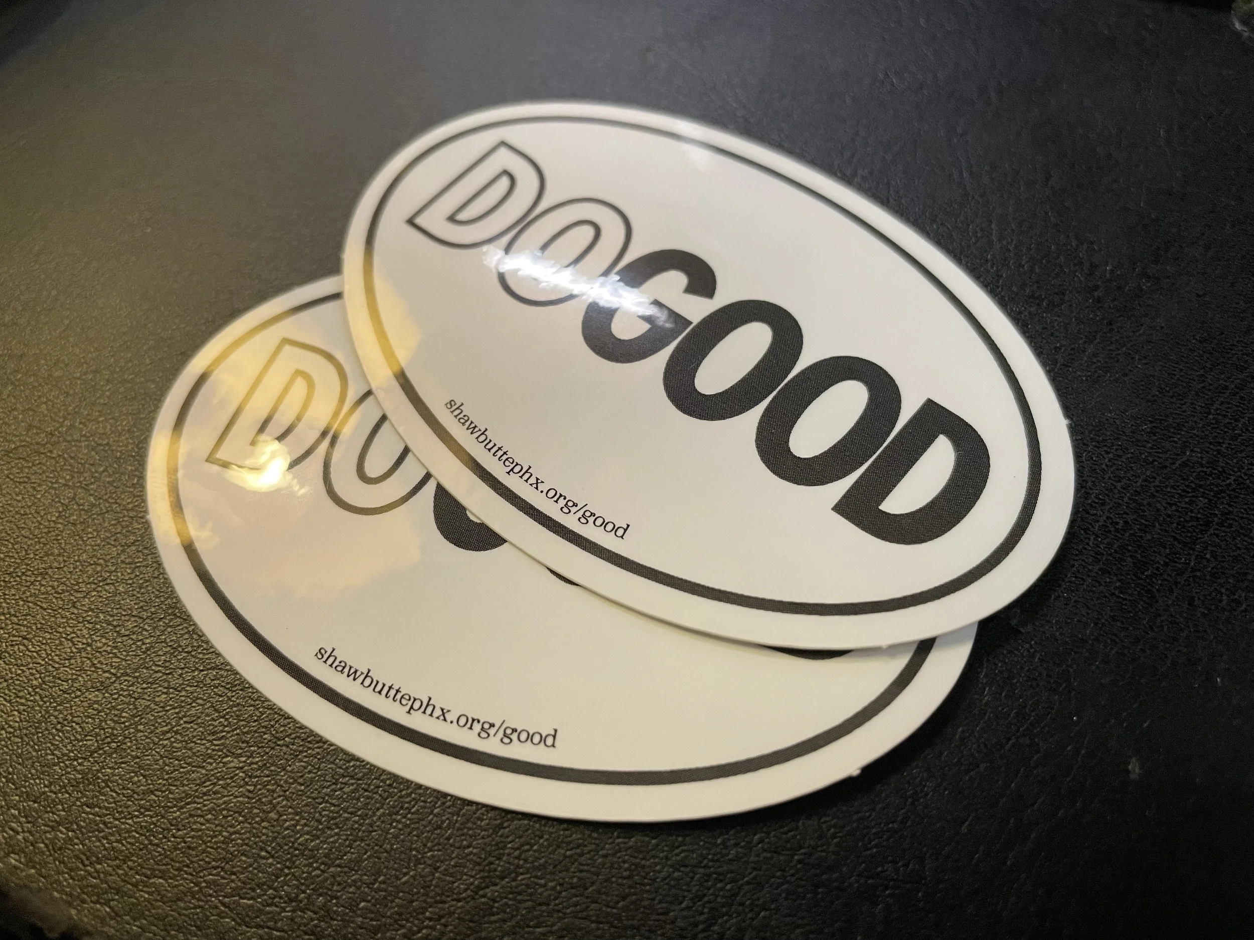 DO GOOD stickers