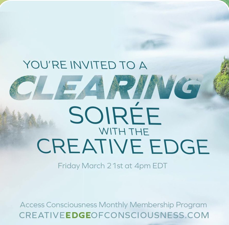 Clearing Soiree with the Creative Edge