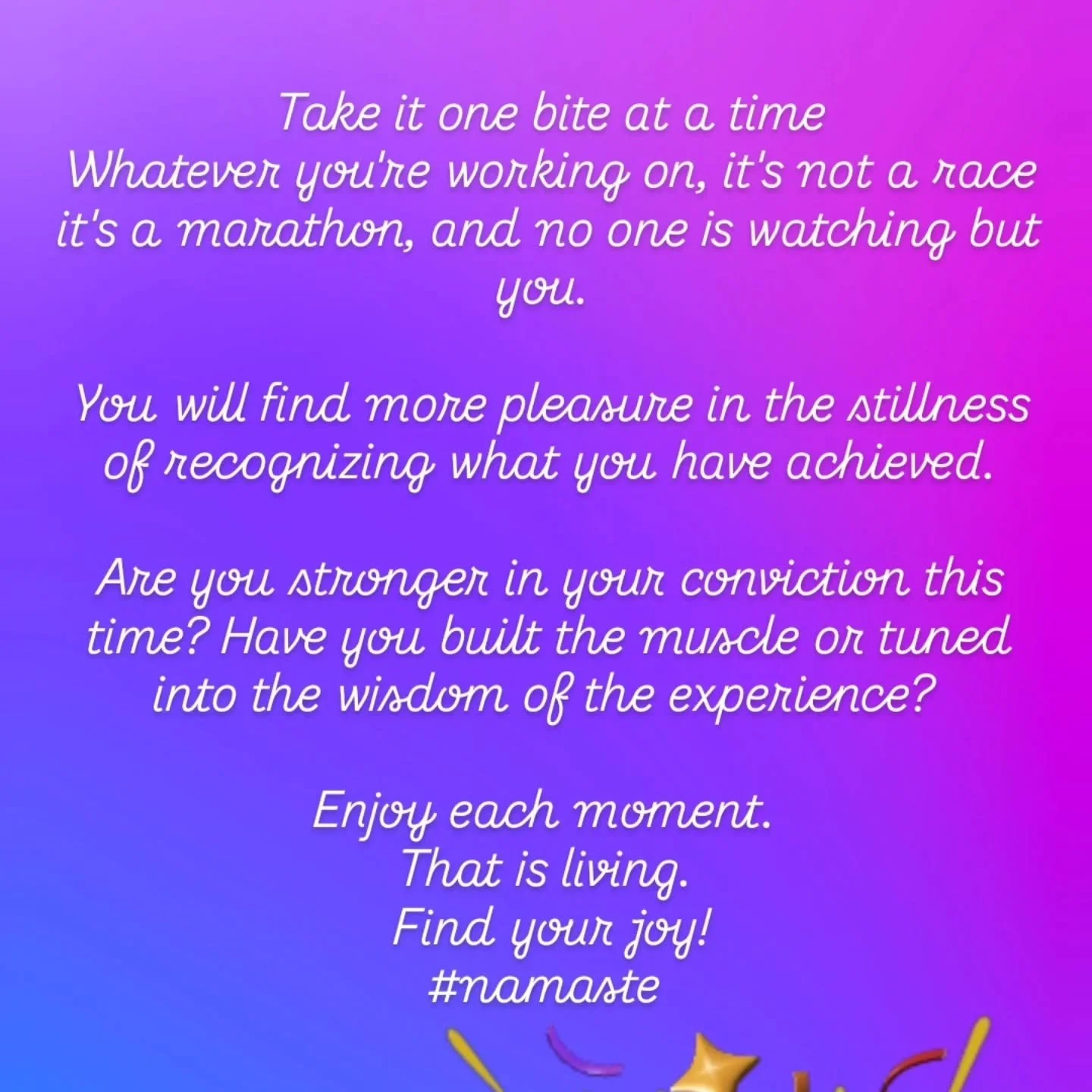 We can all get caught up in the energy of the world we live in but remember to take moments in time to recognize this is happening and find your stillness in it all.
#namaste