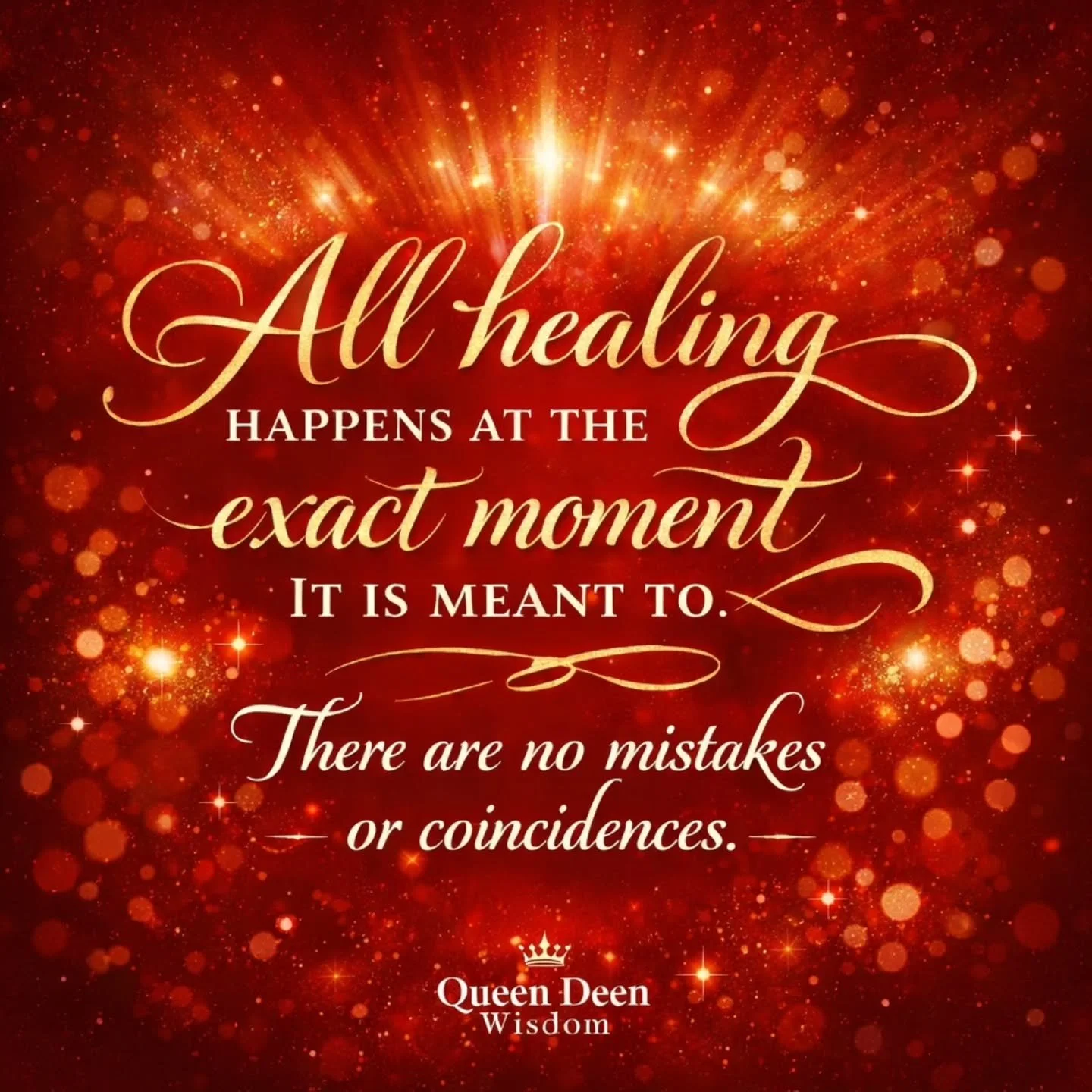 Do you believe everything happens for a reason? The life you live is made by YOUR personal gold standard. What is the standard or expectation you have of not just others in your life, but for yourself? Are you ready to align with that? If you're seei