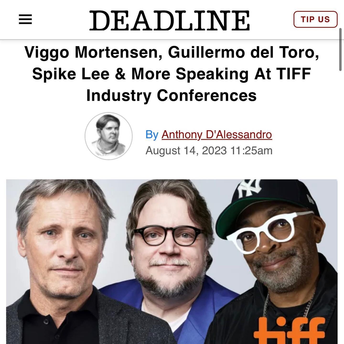 TIFF News! Viggo Mortensen is joining the lineup of speakers for TIFF industry conferences to discuss his latest directorial endeavour, The Dead Don&rsquo;t Hurt. 

The Dead Don&rsquo;t Hurt is having its World Premiere at TIFF as part of the Special