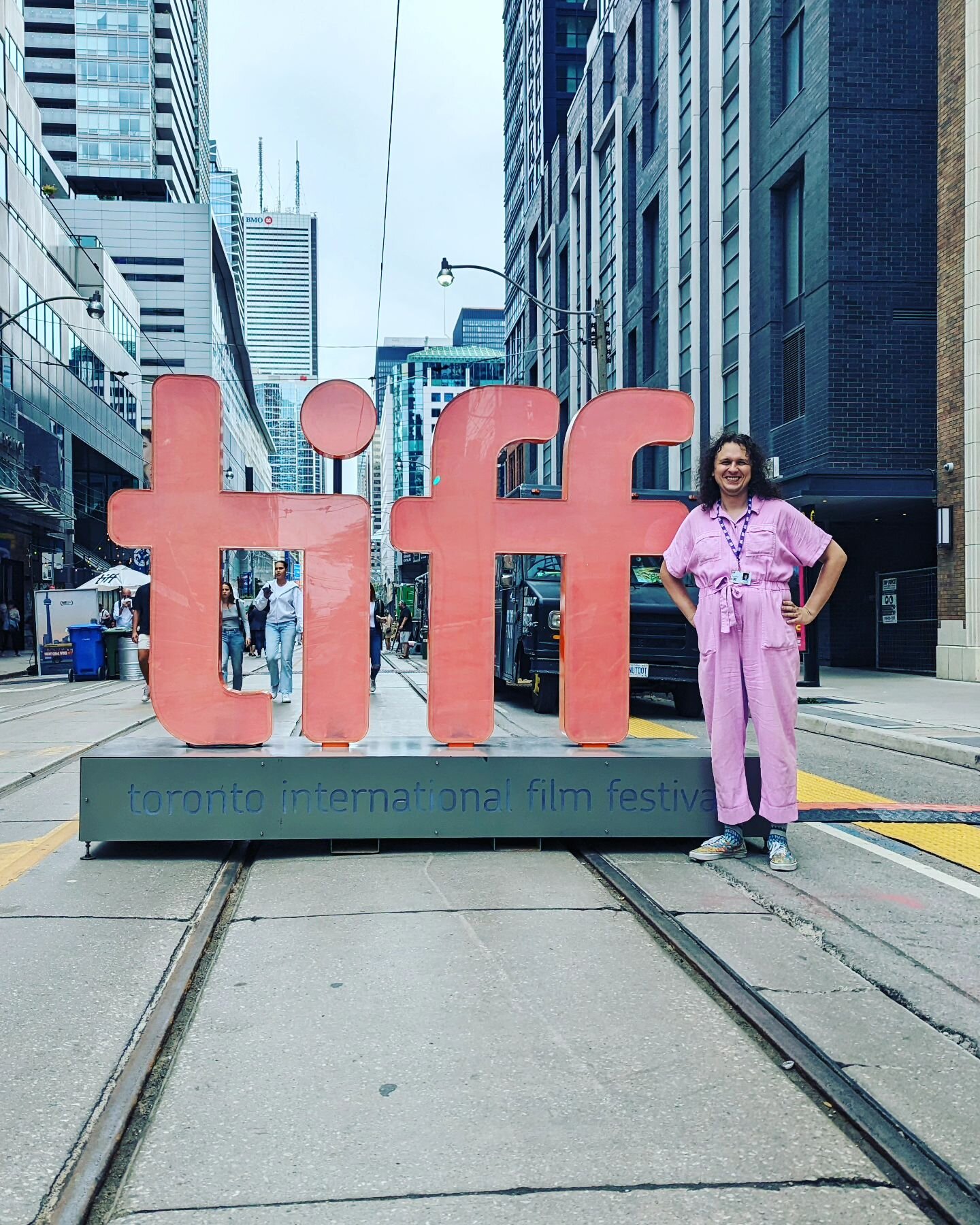 What is your TIFF history story? 

Ours? 

Chris, our partner &amp; producer, started volunteering @tiff_net in 2009. 

She volunteered every year up until 2016 which is when she started to attend as an industry guest. 

Fast forward to 2023 and tomo