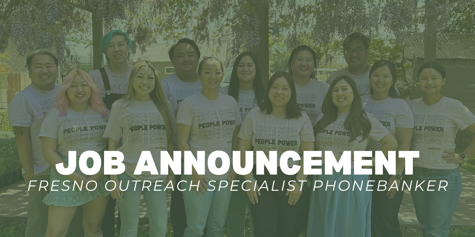 Job Announcement: Fresno Outreach Specialist Phonebanker