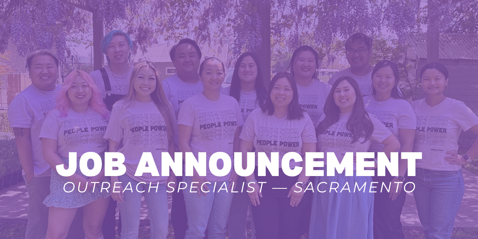 Job Announcement: Outreach Specialists — Sacramento