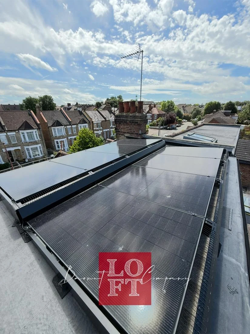 Loft Conversion North London N11 solar panels