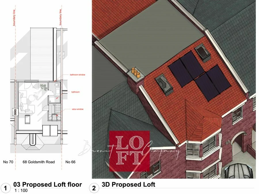 Loft Conversion North London N11 plans
