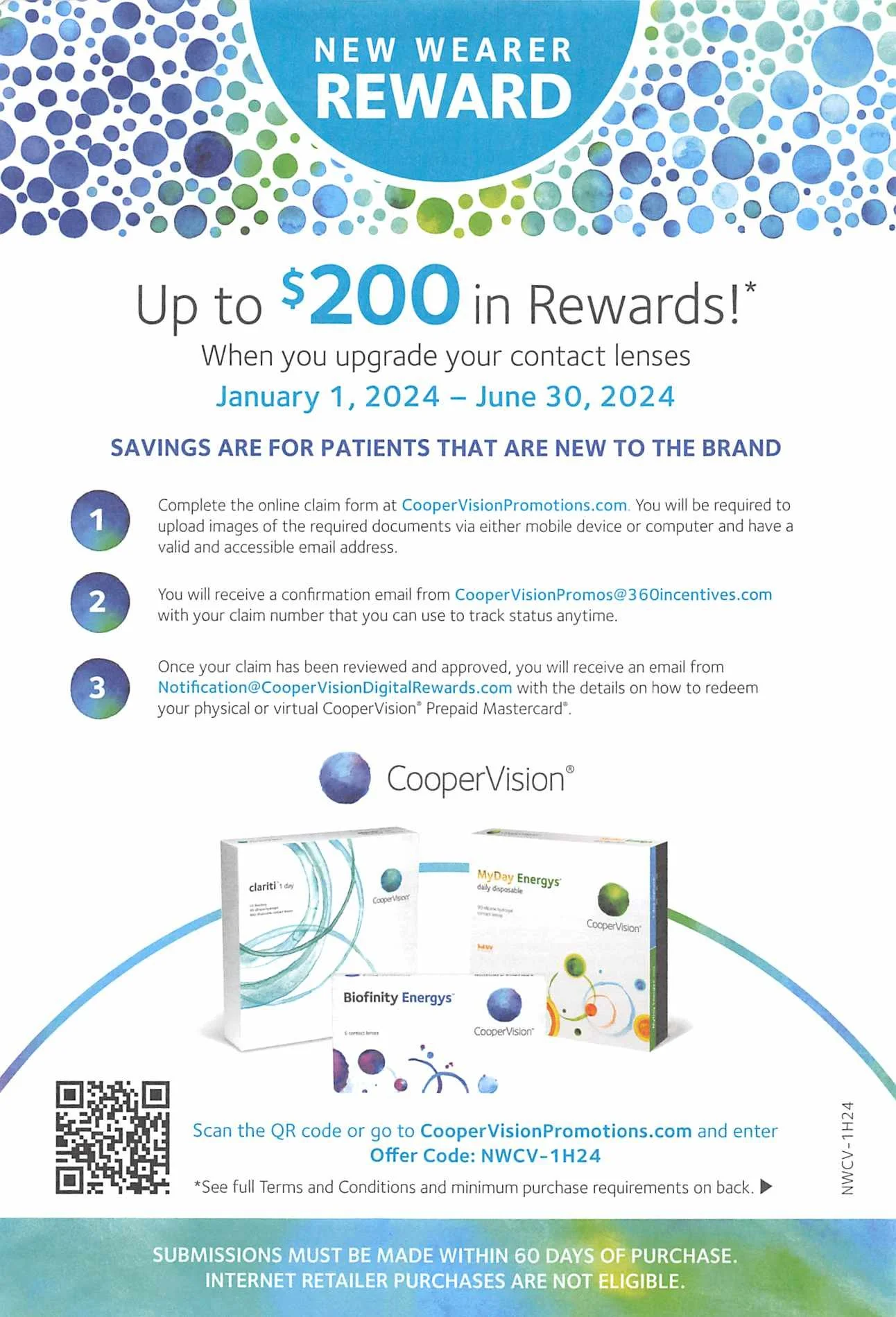 Get Up to a 250 Rebate on CooperVision Contact Lenses — Sunshine Optometry