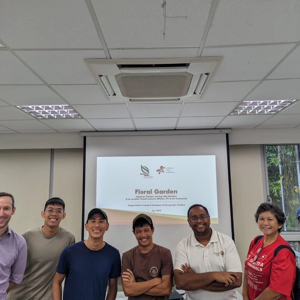 It's been a real privilege to be part of a public design team to contribute to Jurong Lake Gardens new Japanese Floral Garden alongside industry friends like @mapletree7296 Ganesh@woodlandsbotanicalgarden and justyn . We went through a crash course b