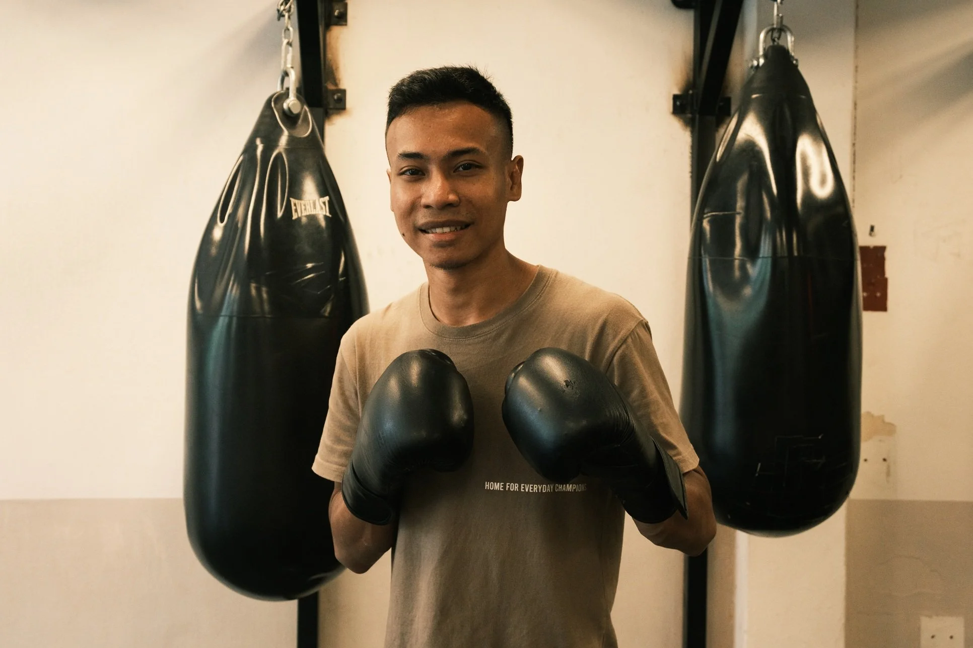 Coach Hafiz, 3x Singapore National Boxing Champion and head coach at Sweat Science Studio, Clarke Quay Singapore