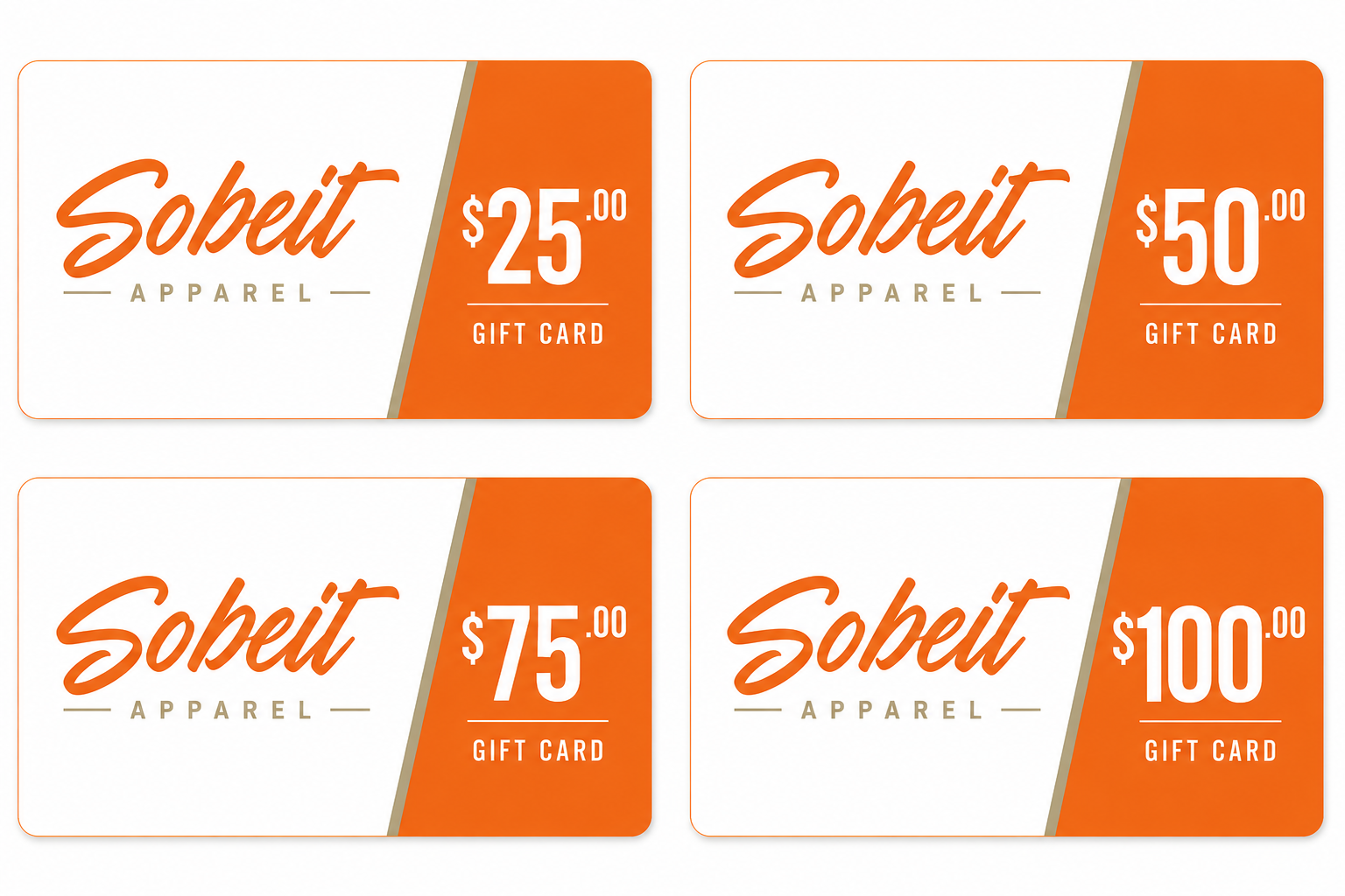 Sobeit Apparel Gift Card