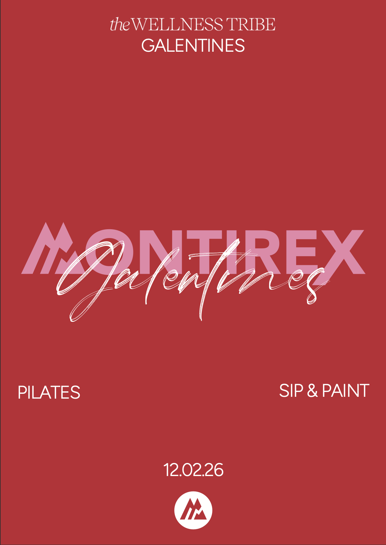 Montirex x The Wellness Tribe (Paint & Sip Wellness Morning 🌹💗💌✨