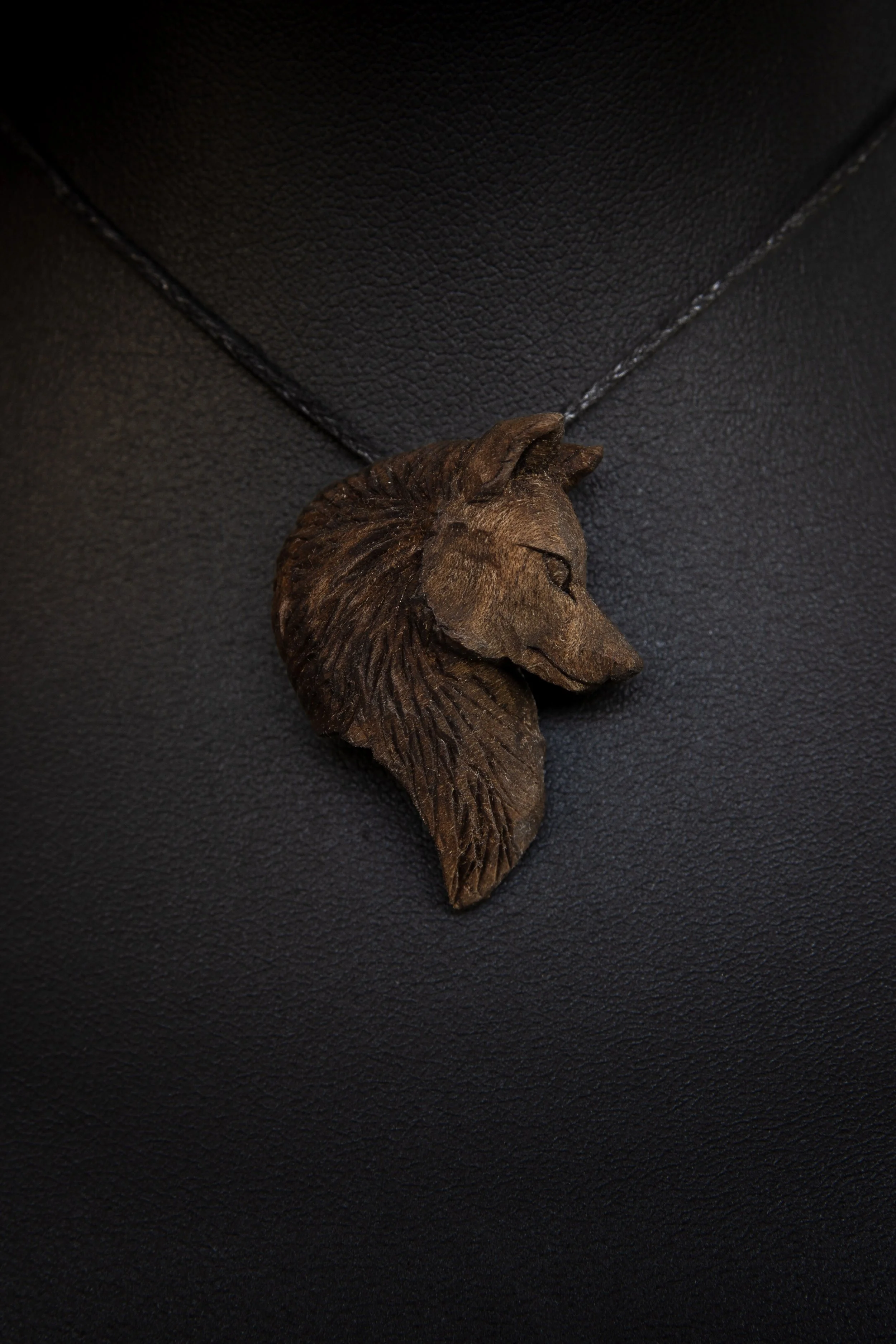 Oak Wolf Pendant