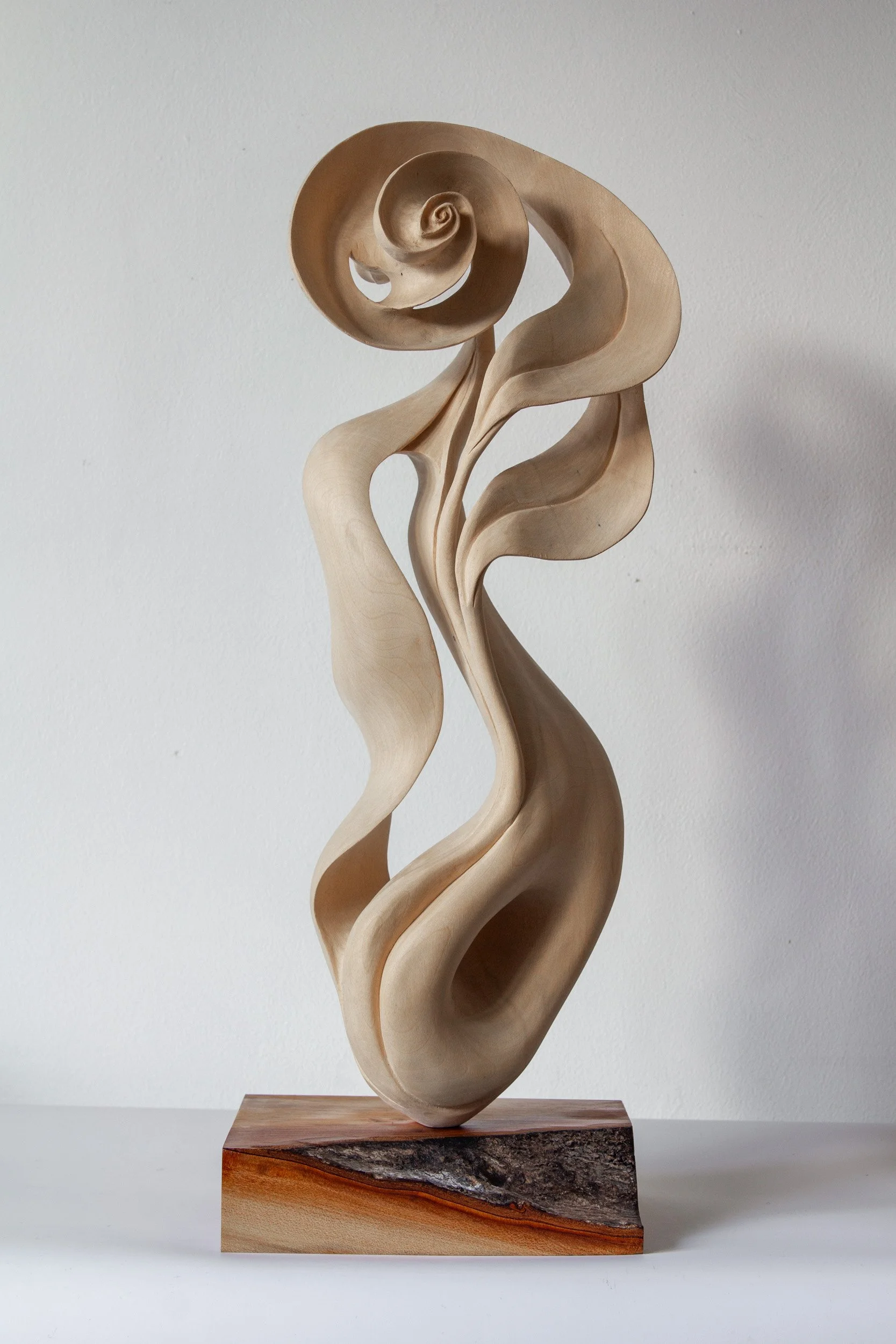 ‘Time & Tide’ 
Sycamore Wood 
Dimensions: 53cm / 19cm / 16cm