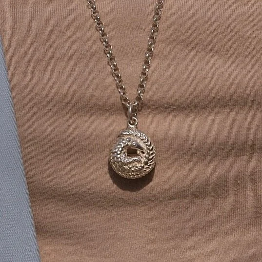 Perfectly scaled! Giving back 5% sales to @pangolincrf - We have 3 of these pendants currently in stock with @wildlife.yoga.retreats

DM me to make an order though our exclusive stockists in Nairobi @wildlife.yoga.retreats

Collection : Pangolin Coll