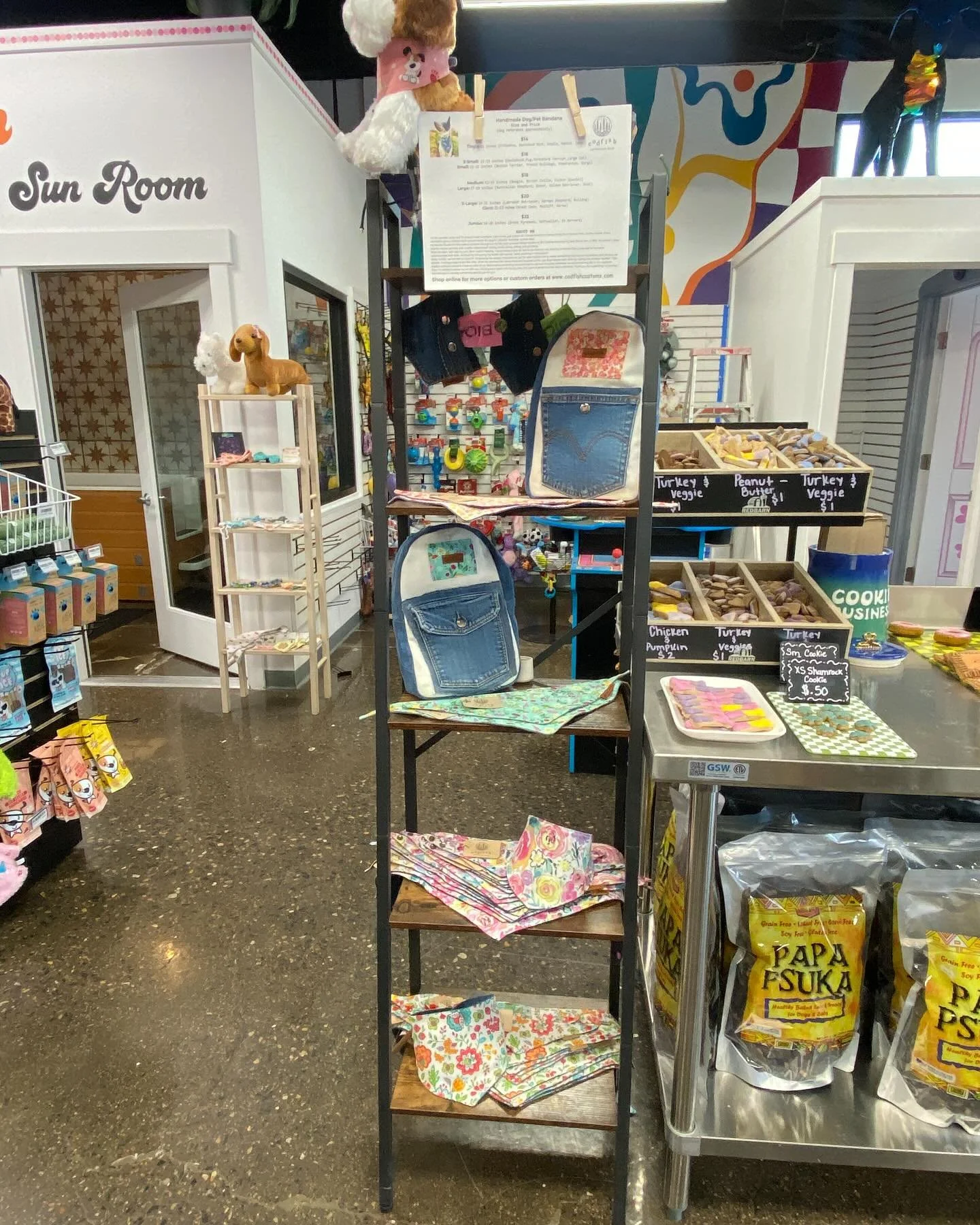 Don&rsquo;t forget to get your mother or a dog mom something special like the matching backpack and bandana or a floral bandana to show your love!❤️ The backpacks are unique and handmade so get them before they&rsquo;re gone! Happy Mother&rsquo;s Day