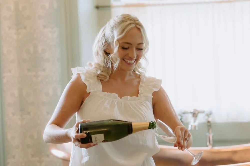 glowing natural makeup effortless hair